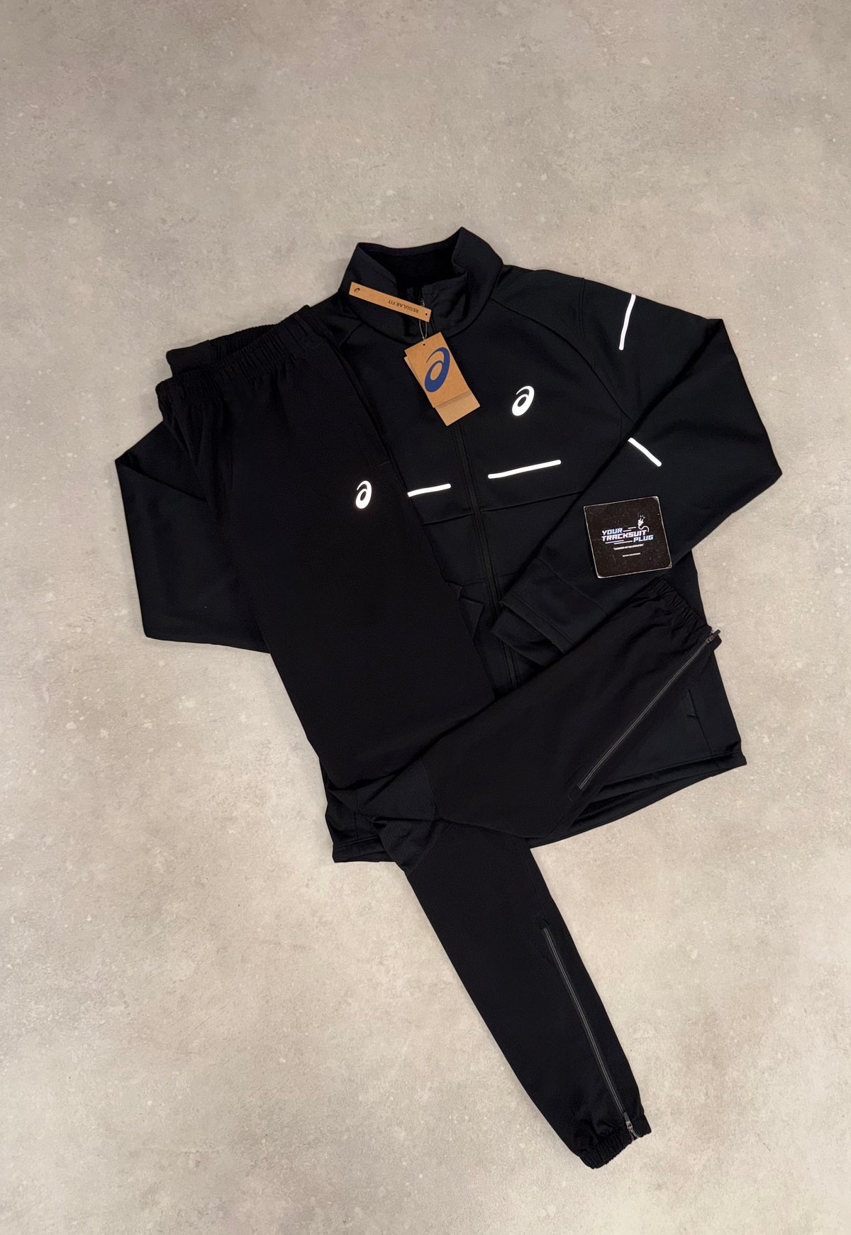 ASICS SOFT-SHELL TRACKSUIT BLACK // LIMITED EDITION