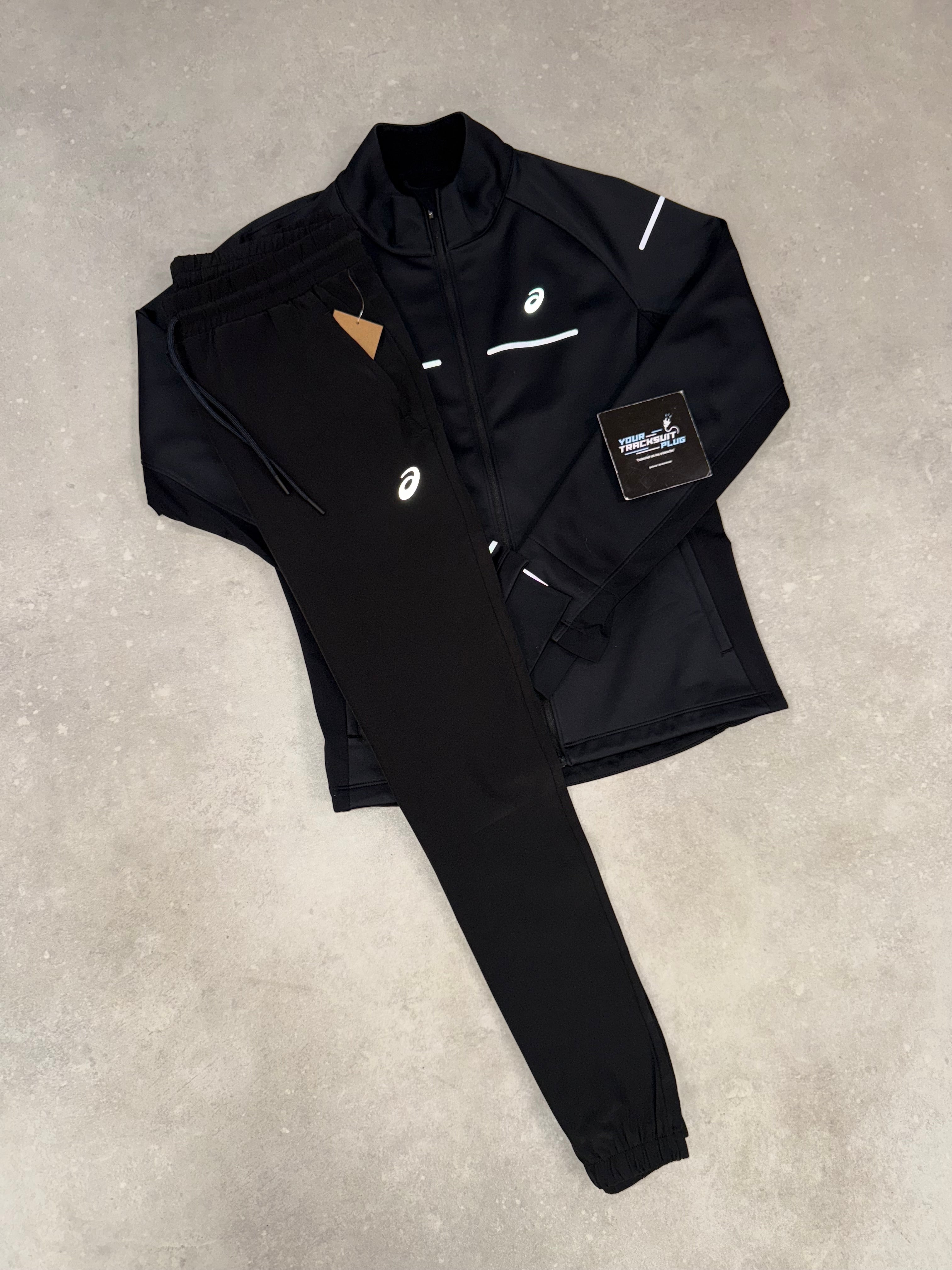 ASICS SOFT-SHELL TRACKSUIT BLACK LITE TRACKSUIT // LIMITED EDITION