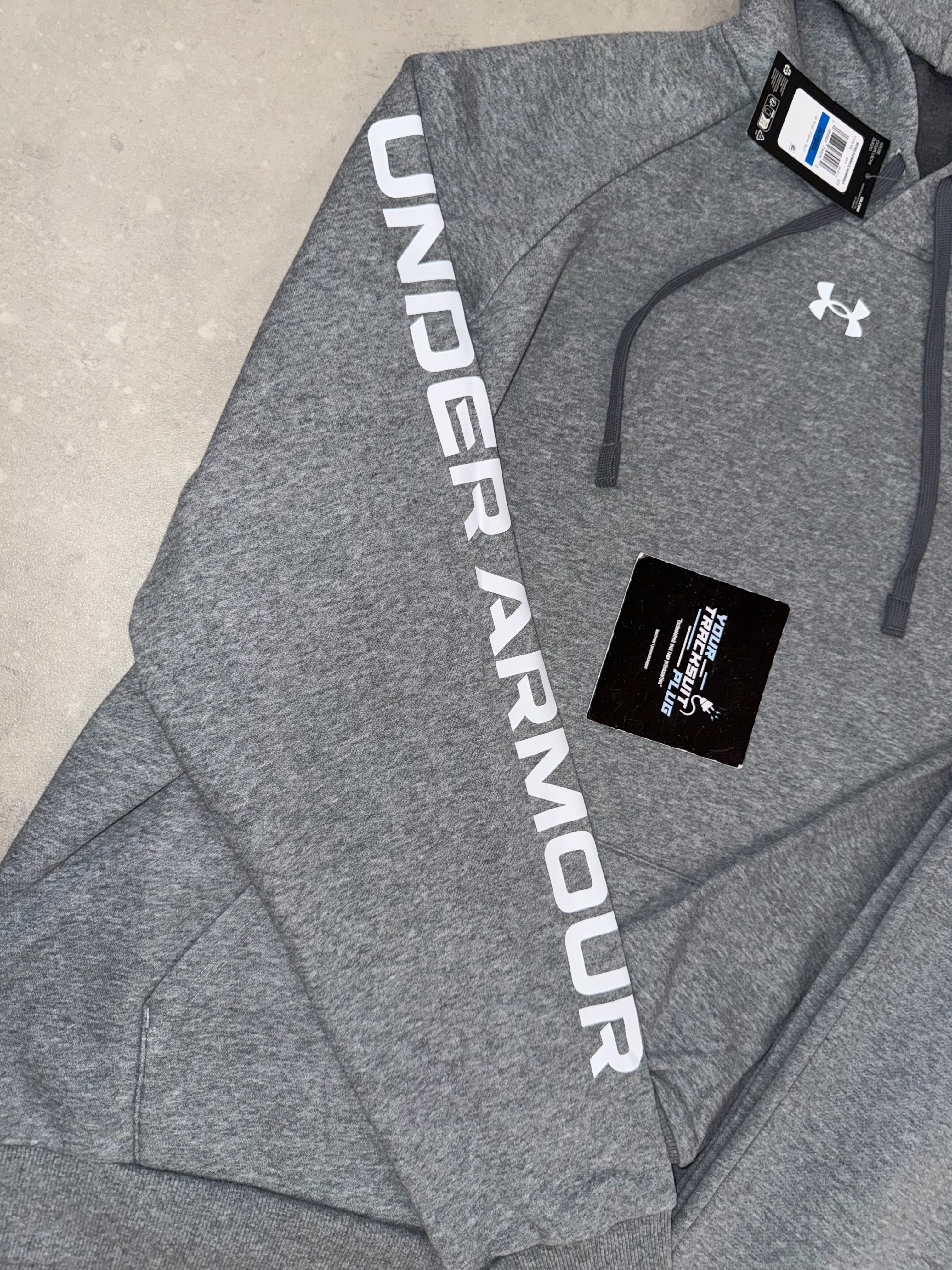 UNDER ARMOUR TRACKSUIT WHITE & GREY