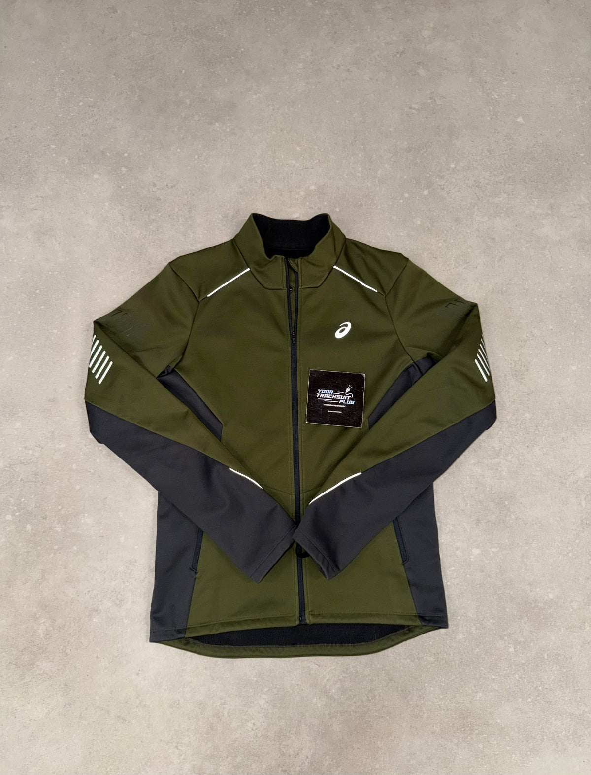 ASICS SOFT-SHELL LITE SHOW GREEN & BLACK TRACKSUIT // VERY EXCLUSIVE