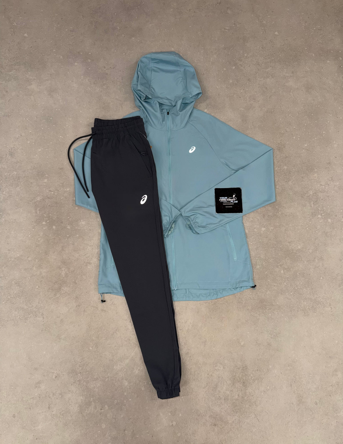ASICS TRACKSUIT BLUE & GREY // VERY EXCLUSIVE