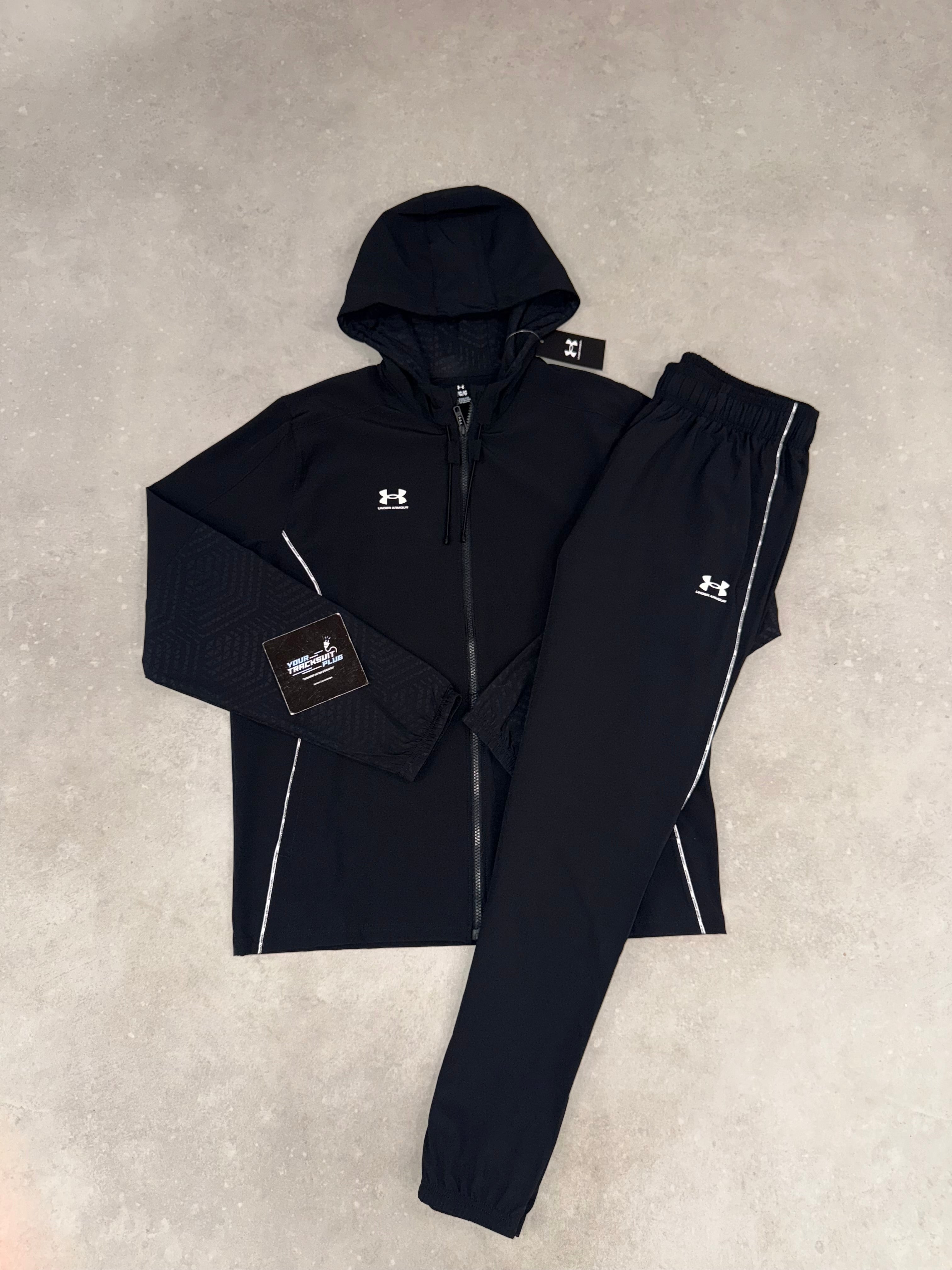 UNDER ARMOUR TRACKSUIT BLACK