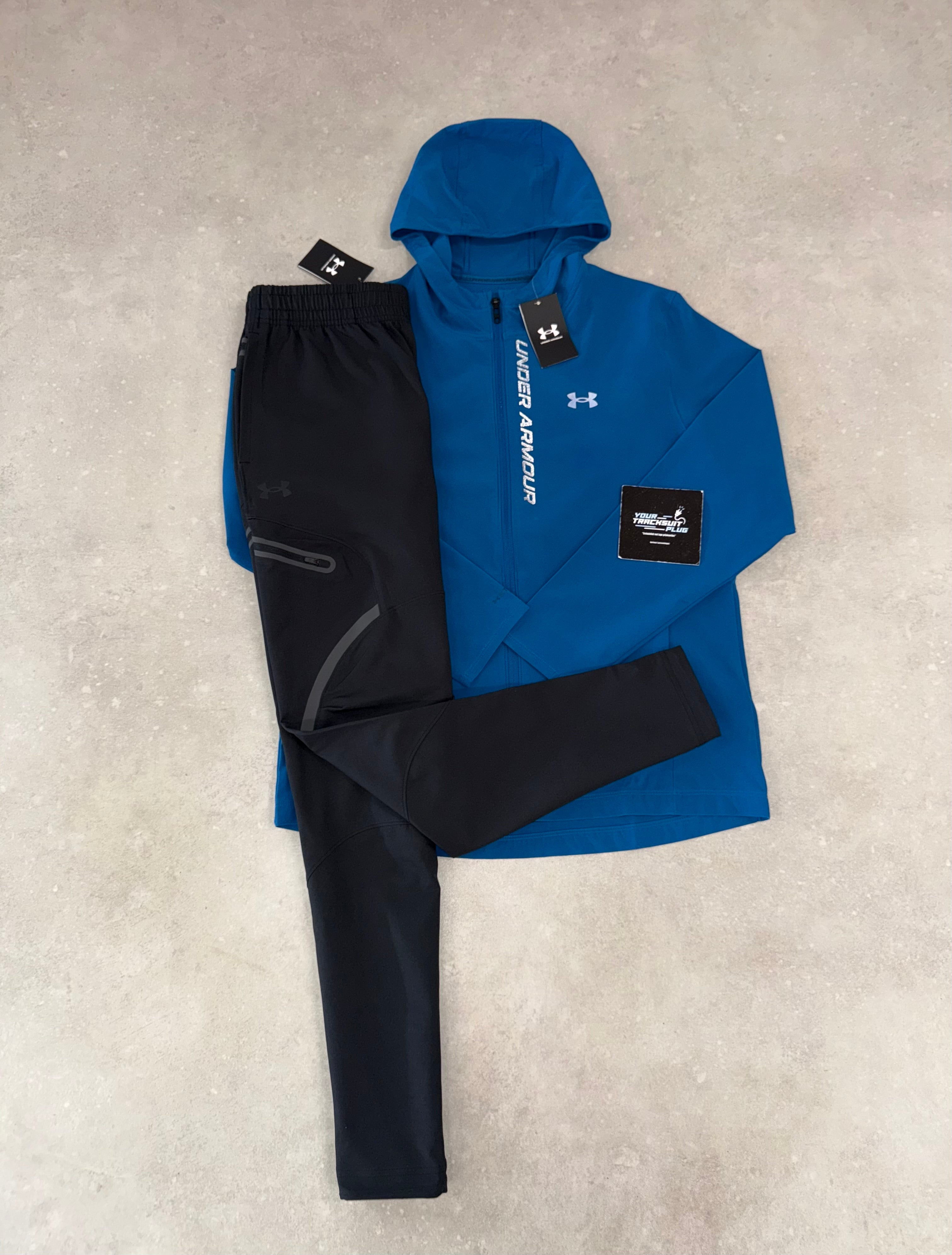 UNDER ARMOUR TRACKSUIT BLUE & BLACK // LIMITED EDITION