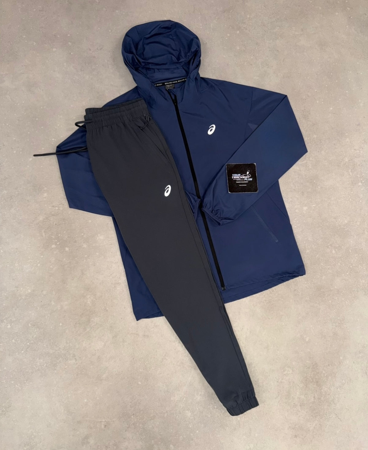 ASICS TRACKSUIT BLUE & GREY TRACKSUIT // VERY EXCLUSIVE