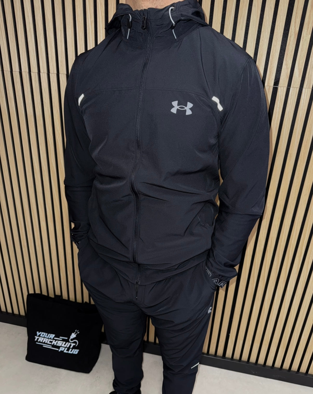 UNDER ARMOUR TRACKSUIT BLACK // THE LATEST