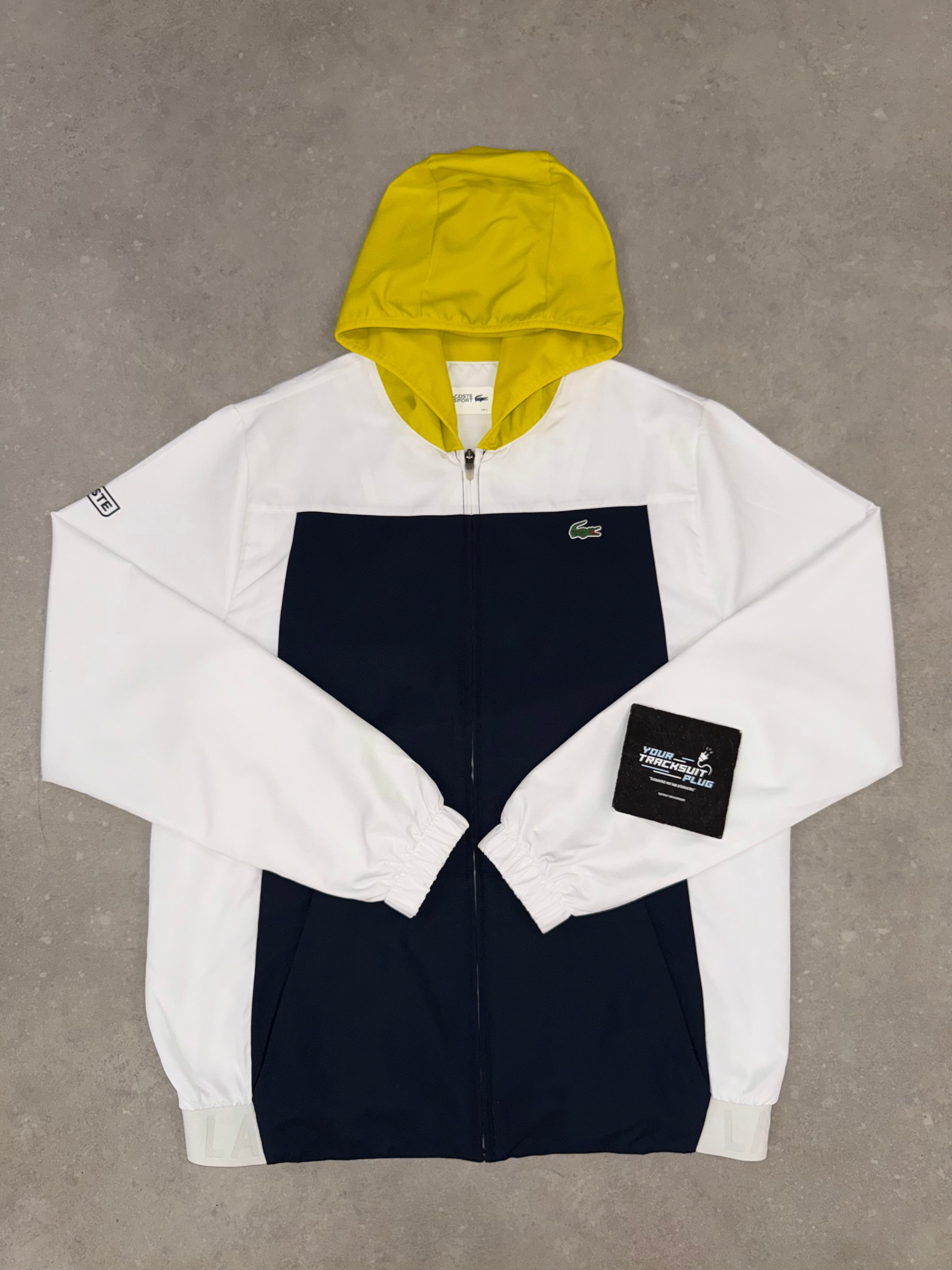 LACOSTE TRACKSUIT WHITE & BLUE // VERY EXCLUSIVE