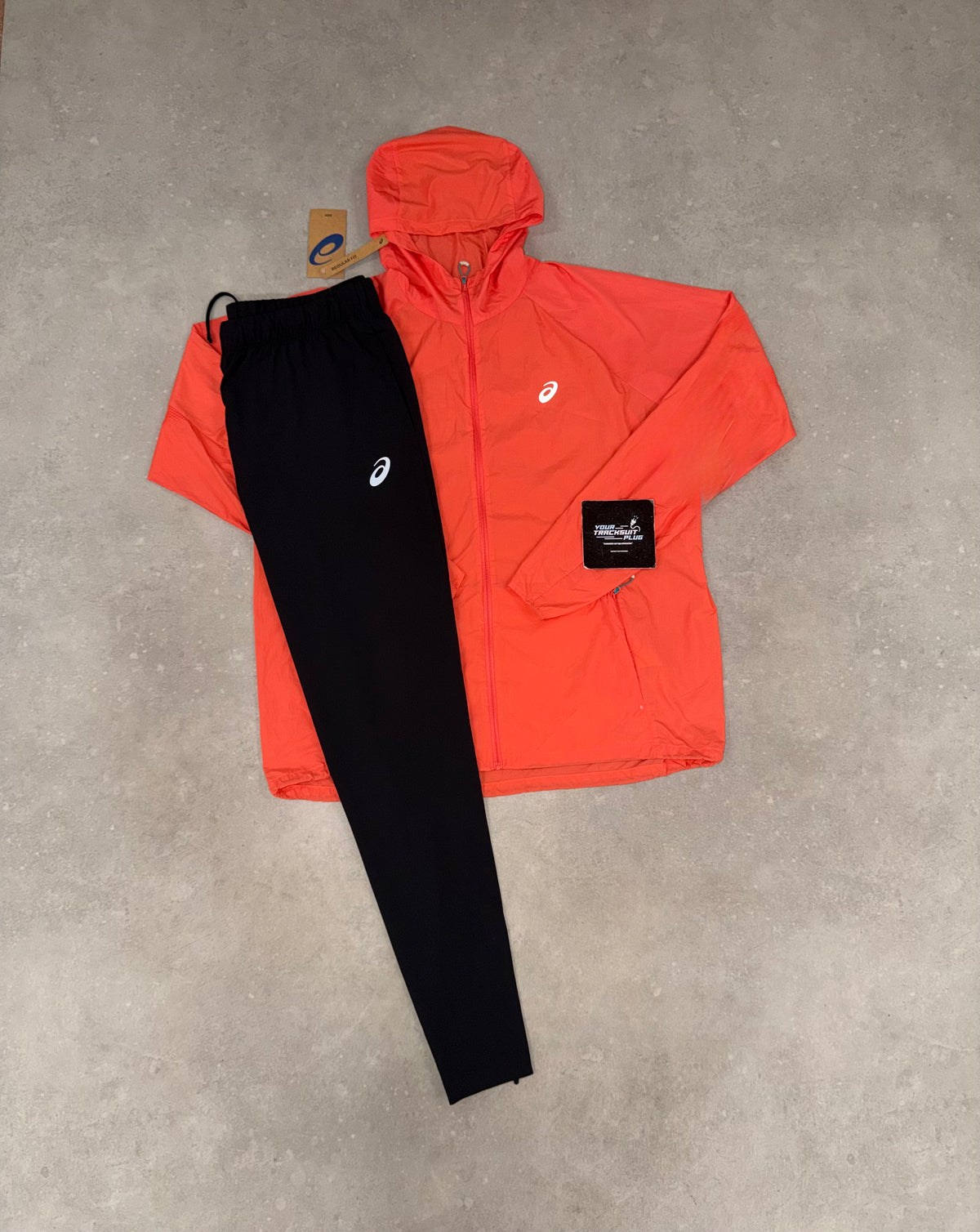 ASICS CORAL & BLACK TRACKSUIT // LIMITED EDITION