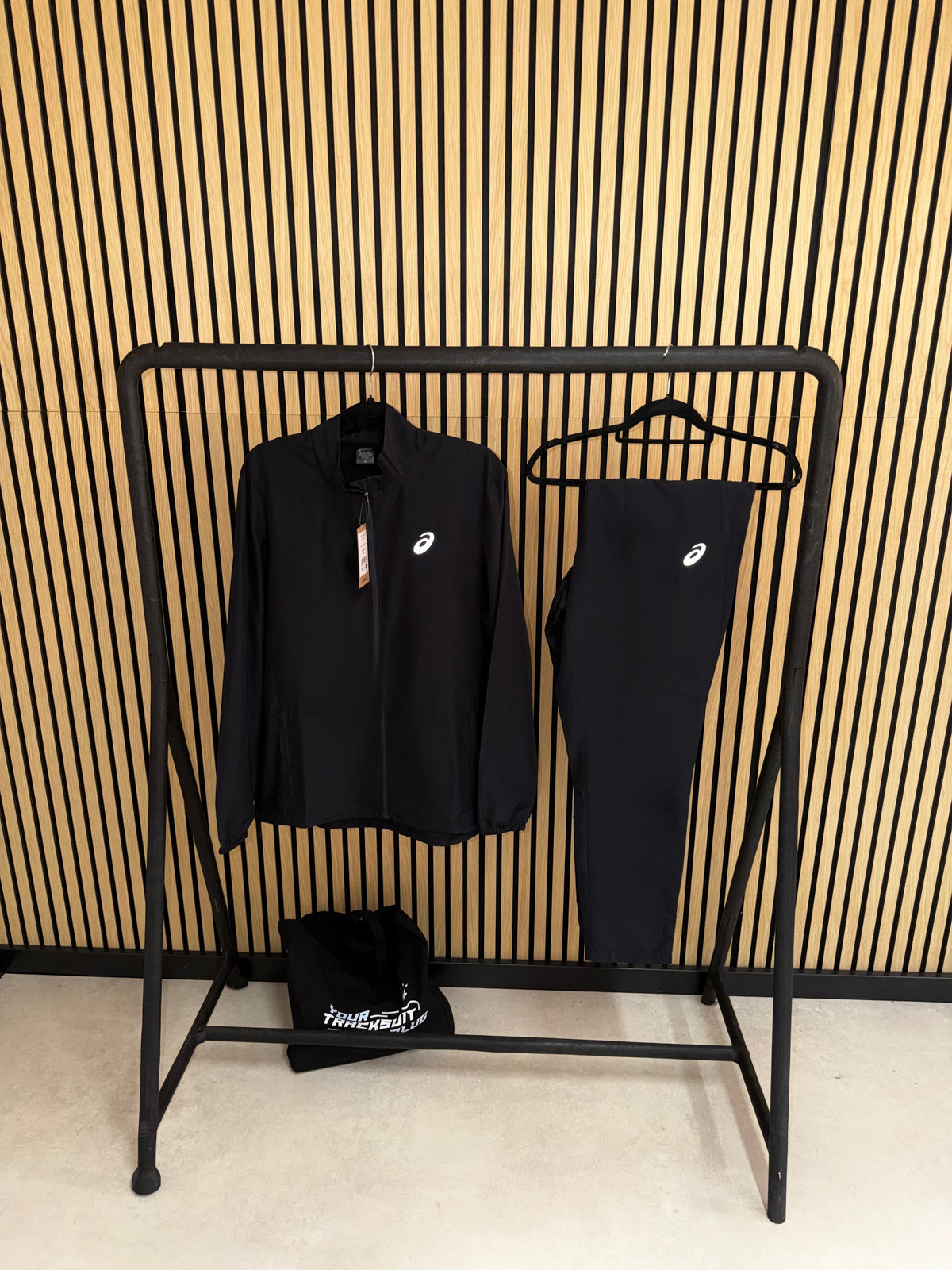 ASICS WOVEN BLACK TRACKSUIT