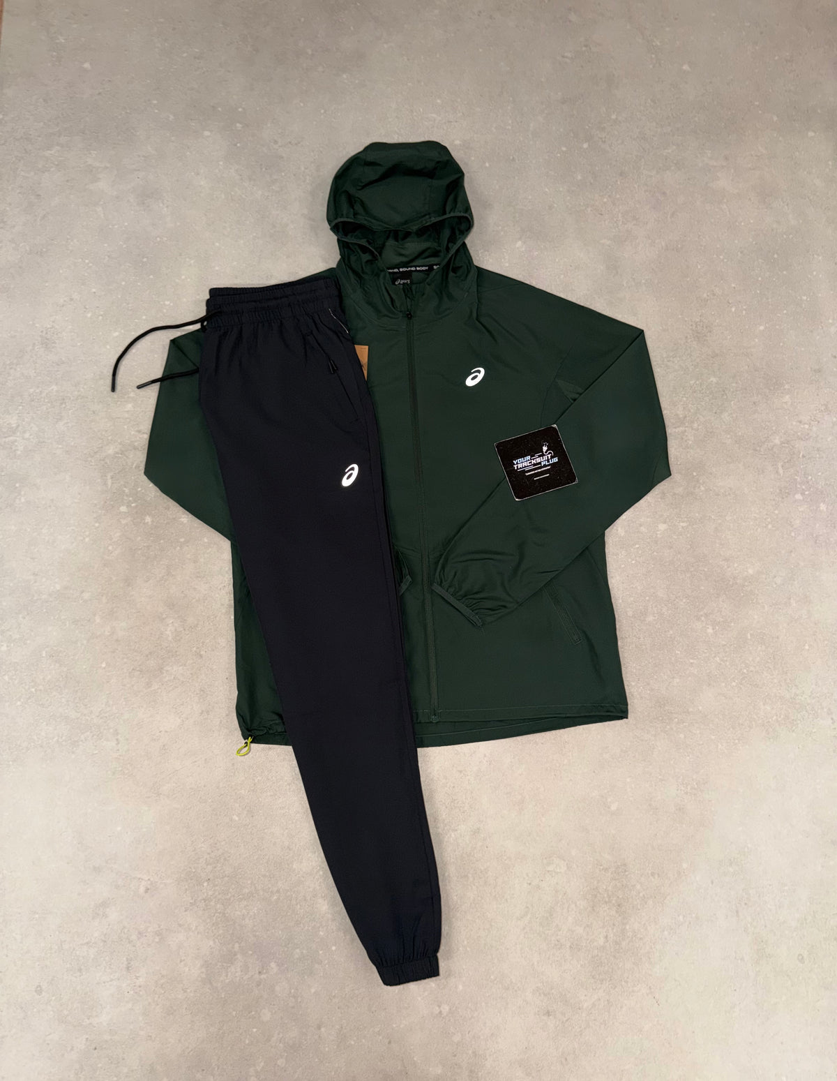 ASICS GREEN TRACKSUIT // VERY EXCLUSIVE