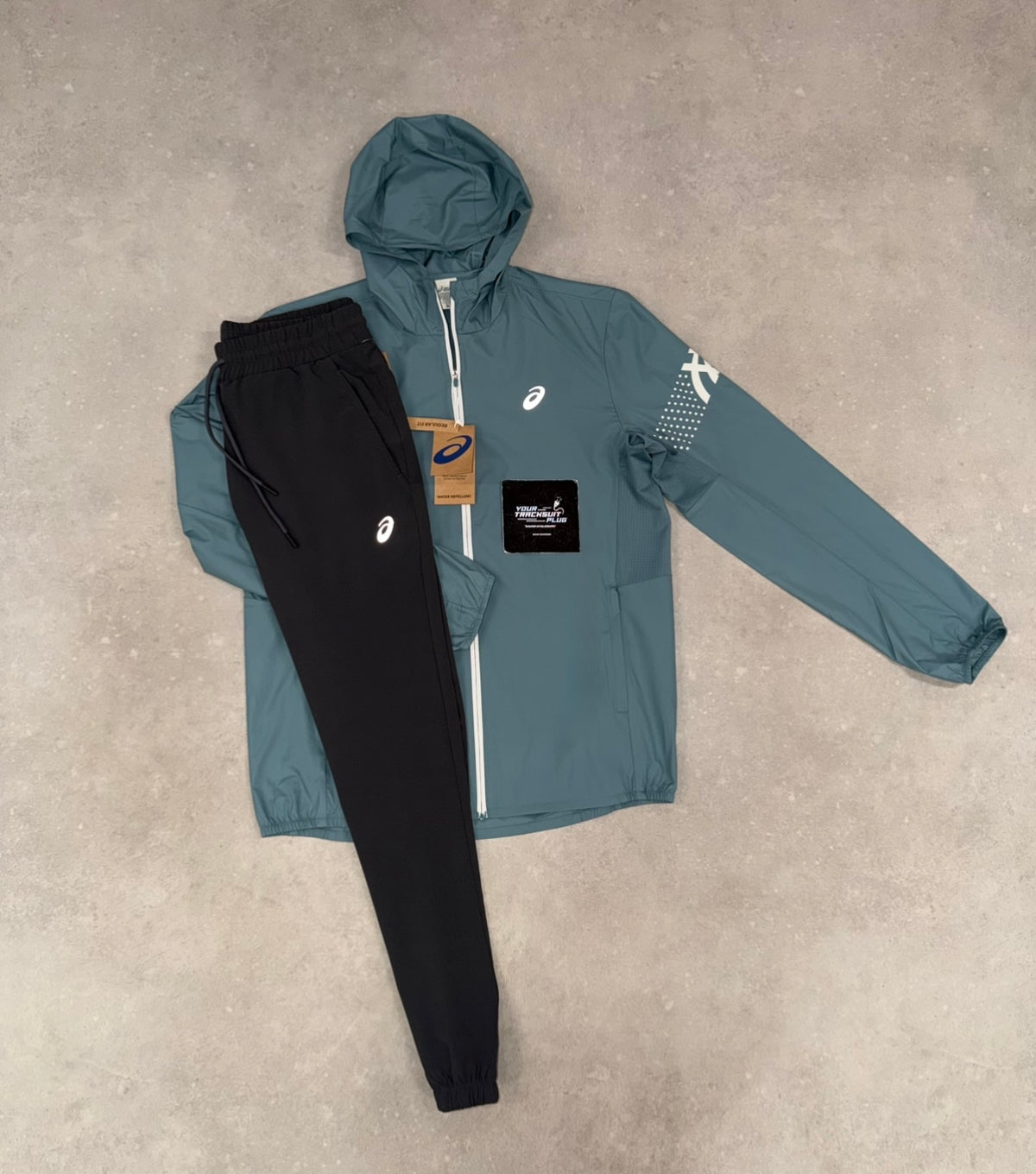 ASICS TRACKSUIT BLUE & GREY // THE LATEST