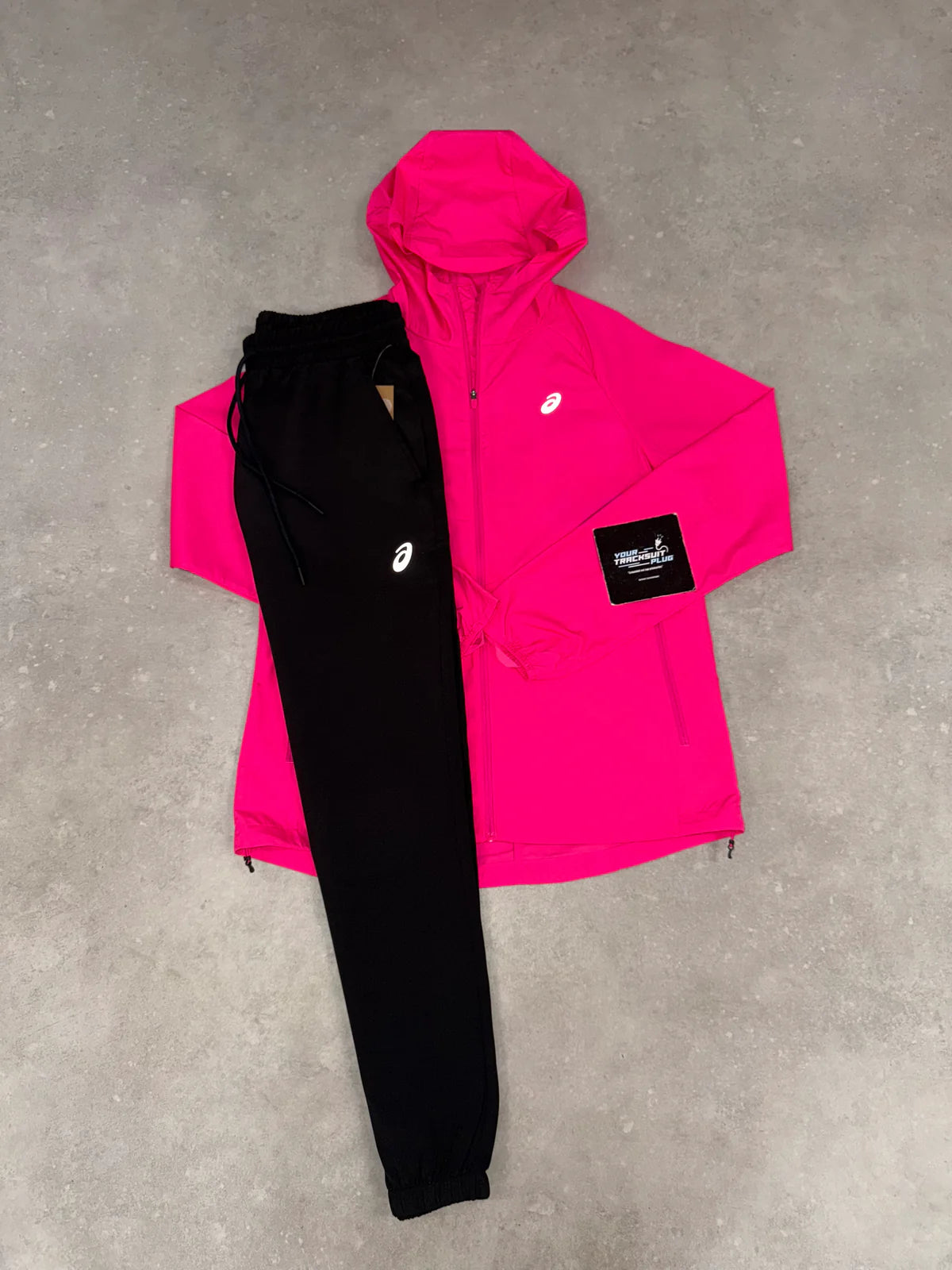ASICS PINK & BLACK TRACKSUIT // VERY EXCLUSIVE