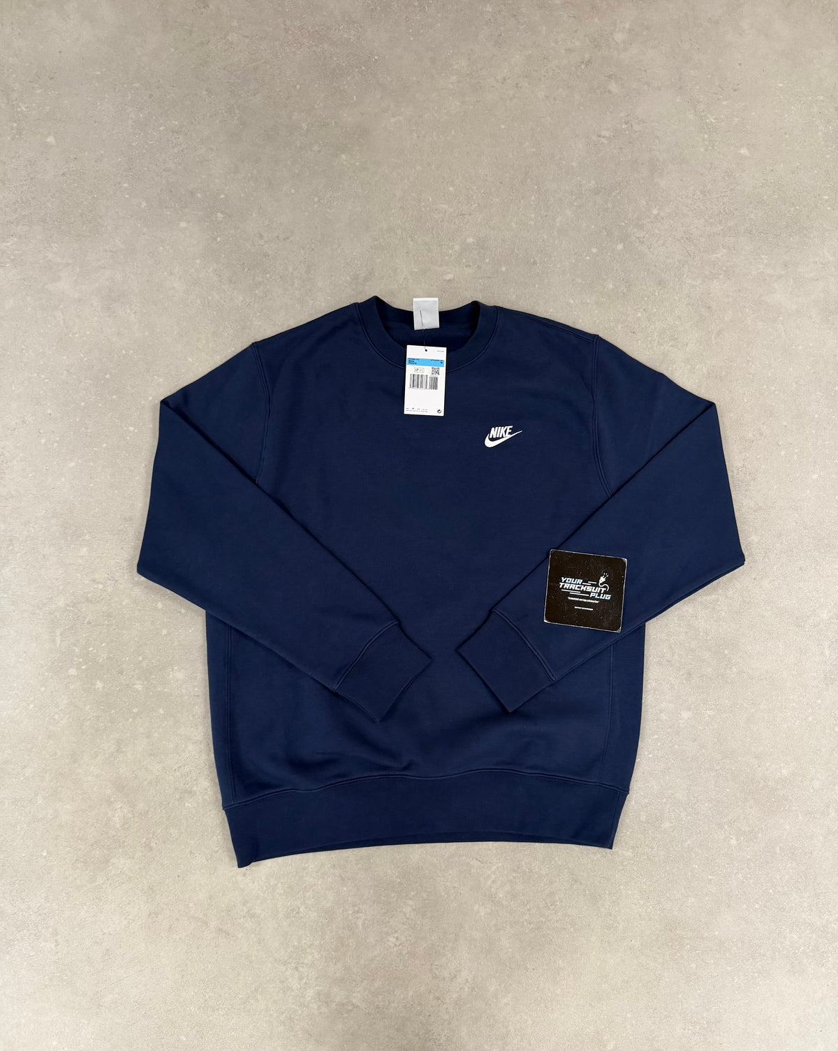 NIKE FLEECE NAVY BLUE SWEATER EDITION // TRACKSUIT
