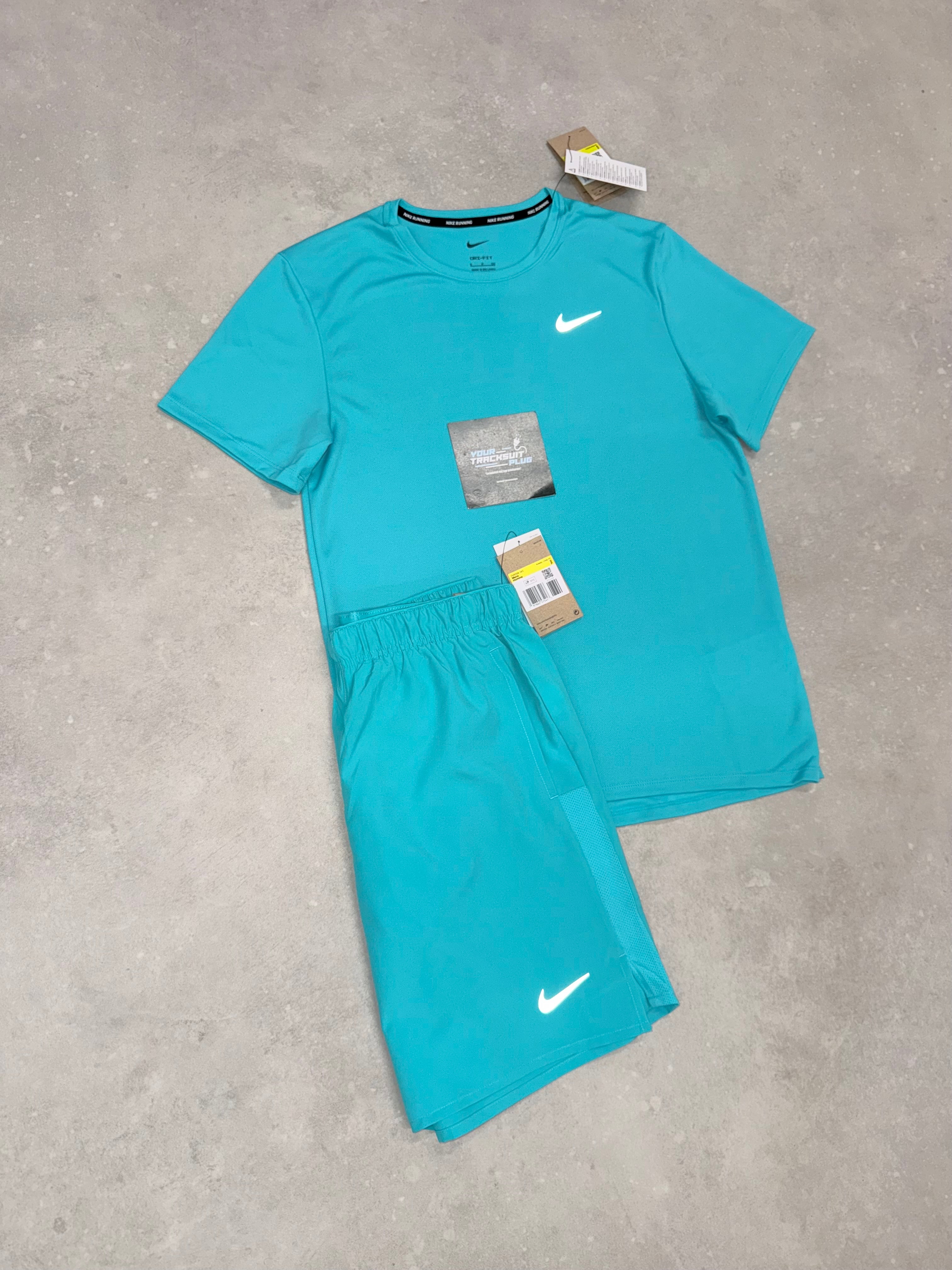 NIKE MILER TURQOUISE // BLUE ZOMER SET