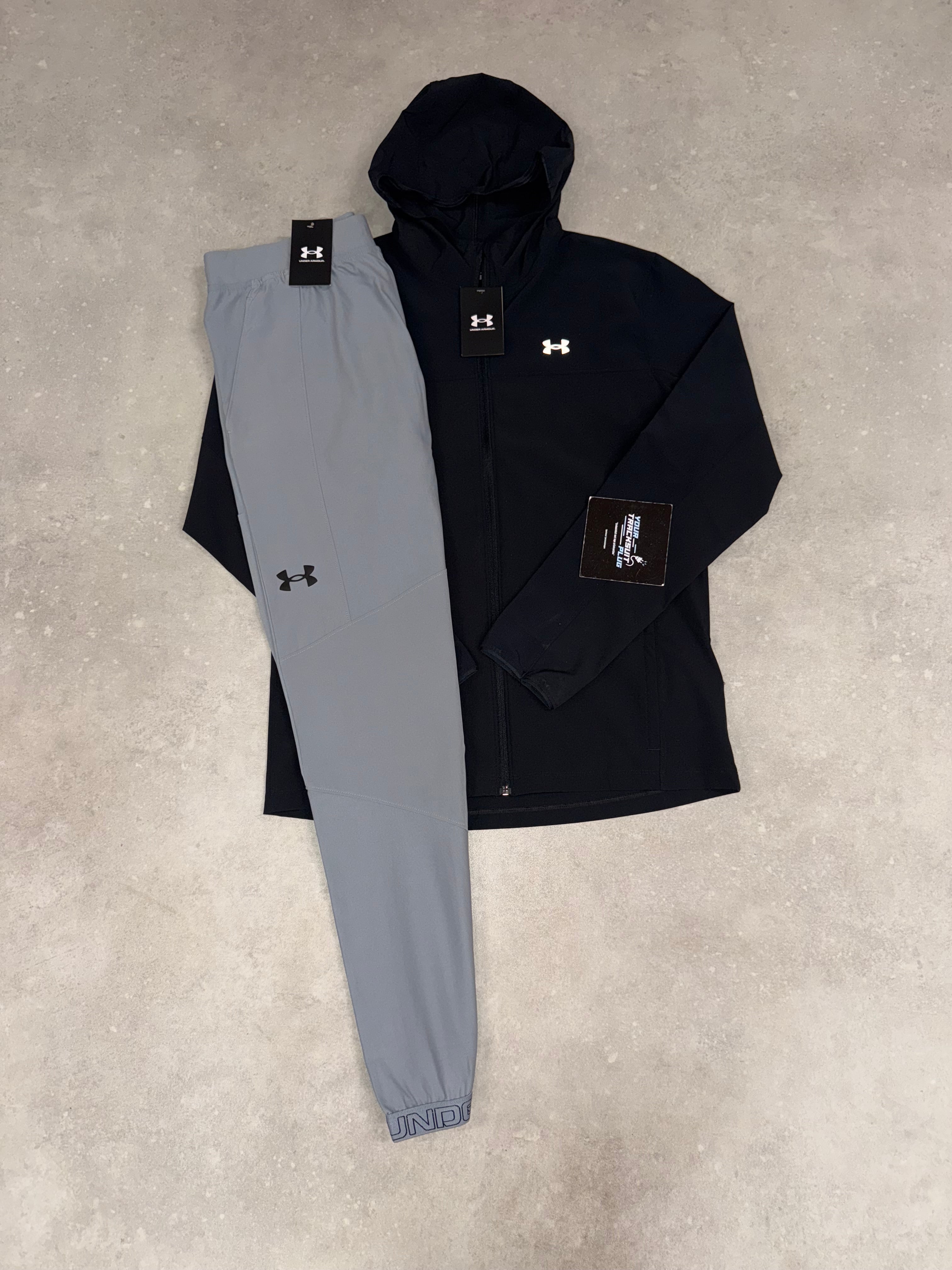 UNDER ARMOUR TRACKSUIT BLACK & GREY // LIMITED EDITION