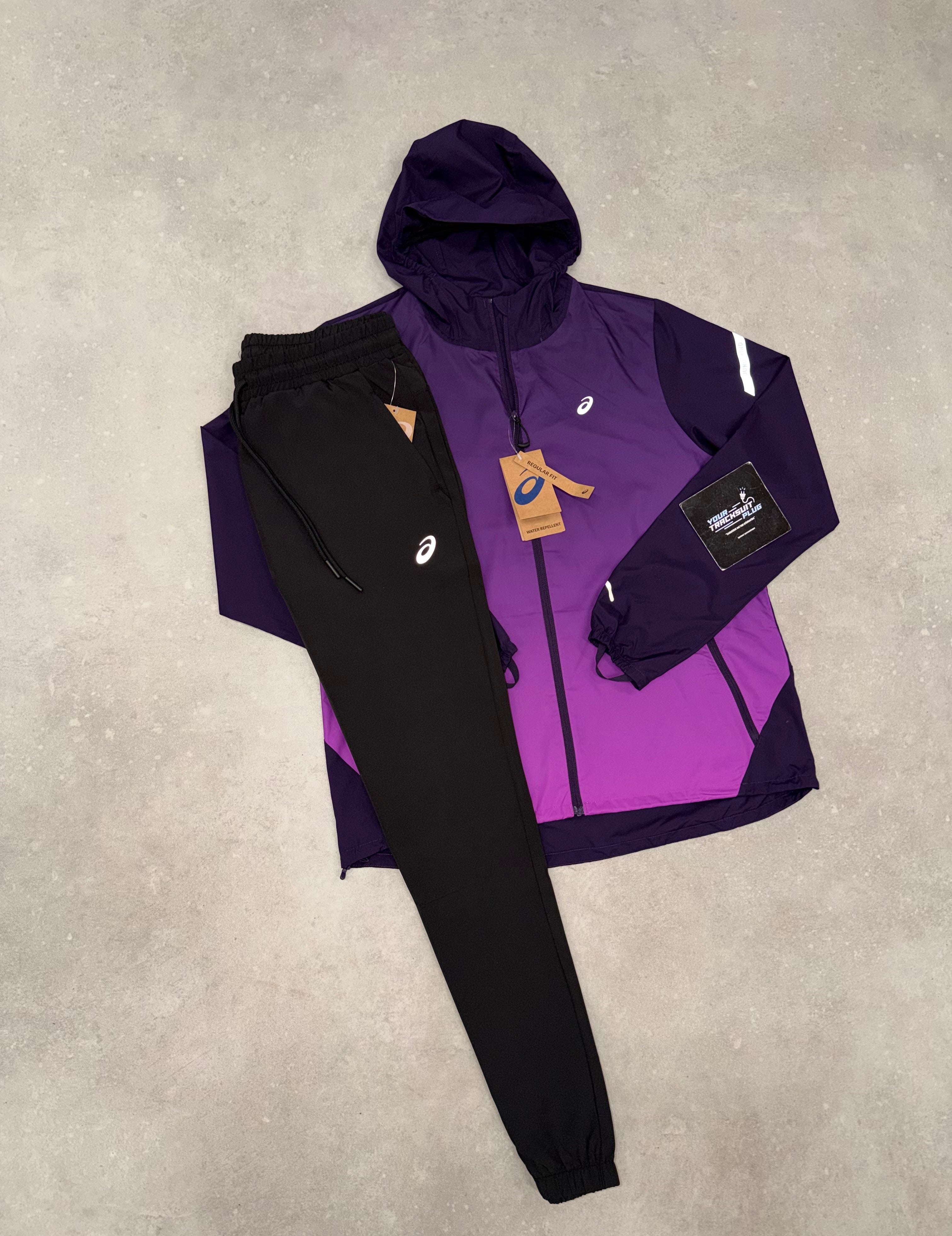 ASICS LITE SHOW TRACKSUIT PURPLE // VERY VERY EXCLUSIVE