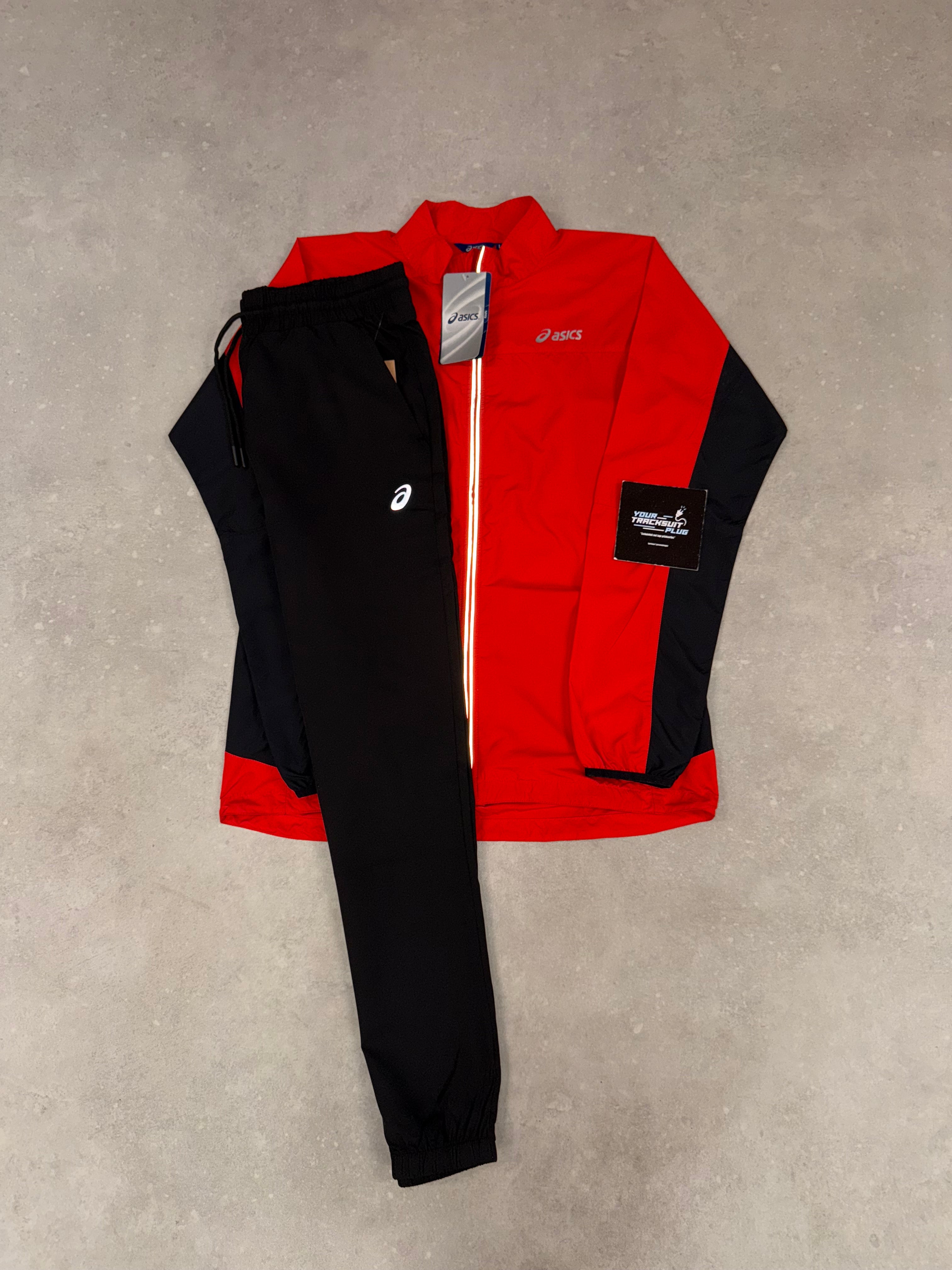 ASICS TRACKSUIT BLACK & RED // LIMITED EDITION