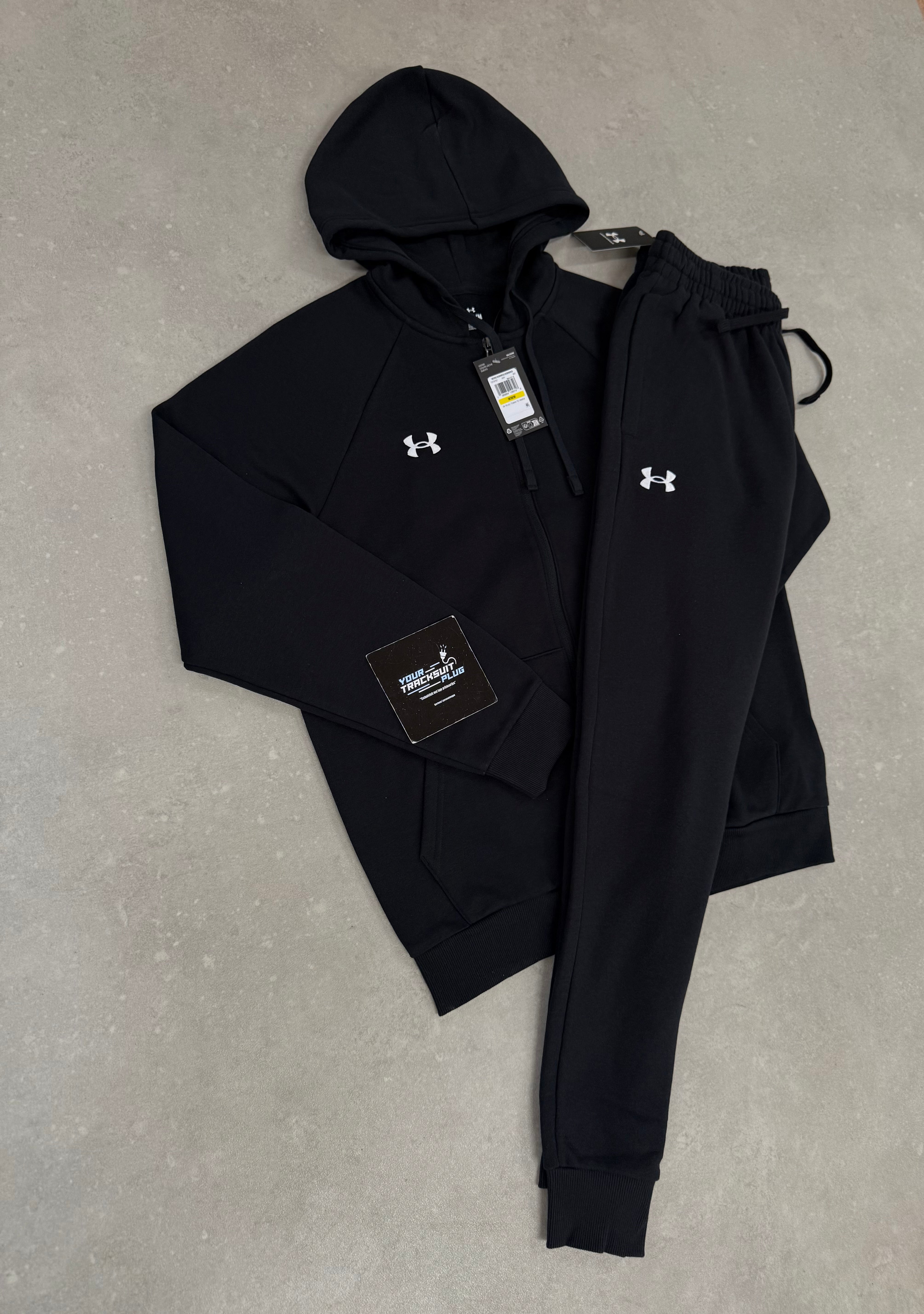 UNDER ARMOUR ZIPPER TRACKSUIT BLACK