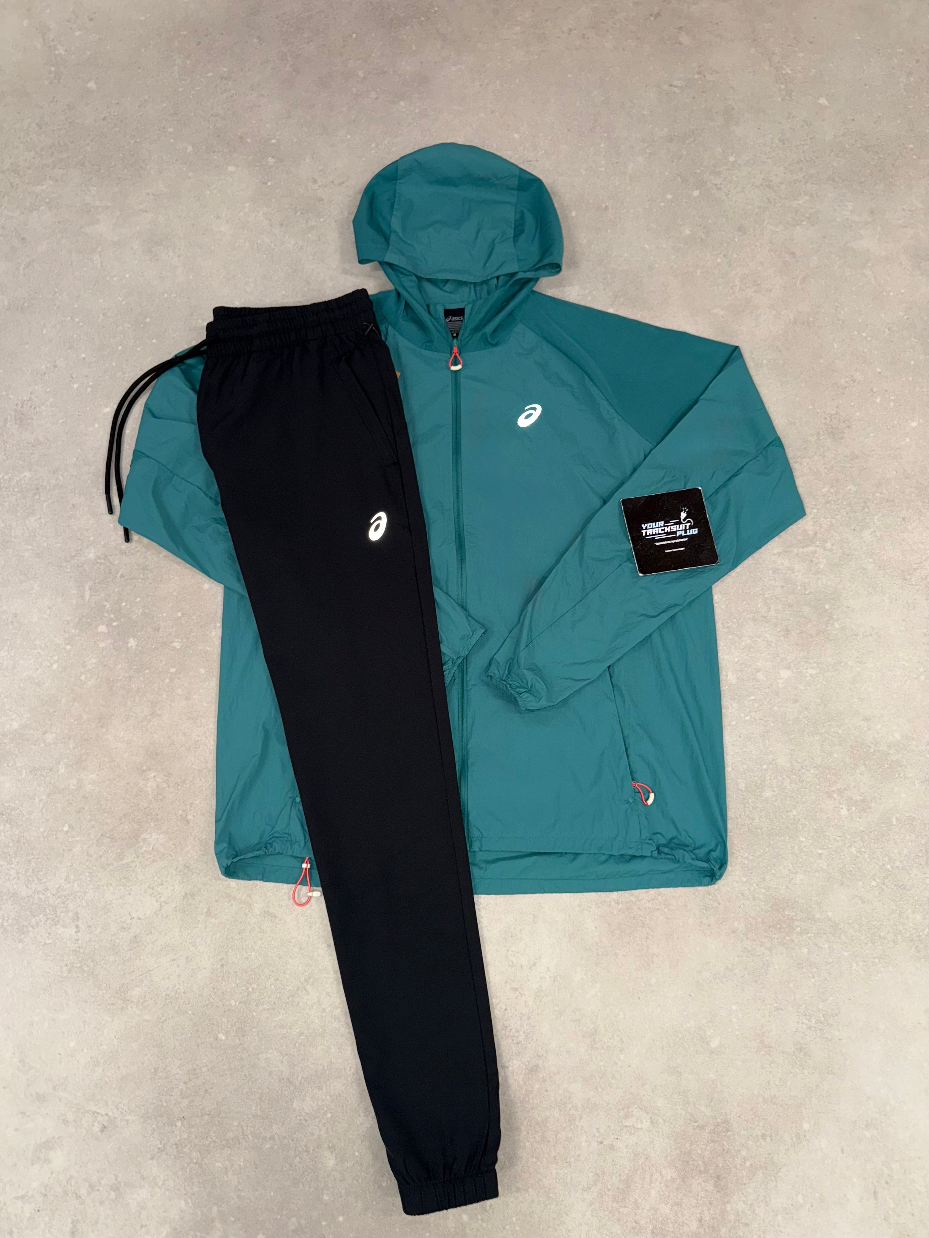 ASICS TRACKSUIT GREEN & BLACK // LIMITED EDITION