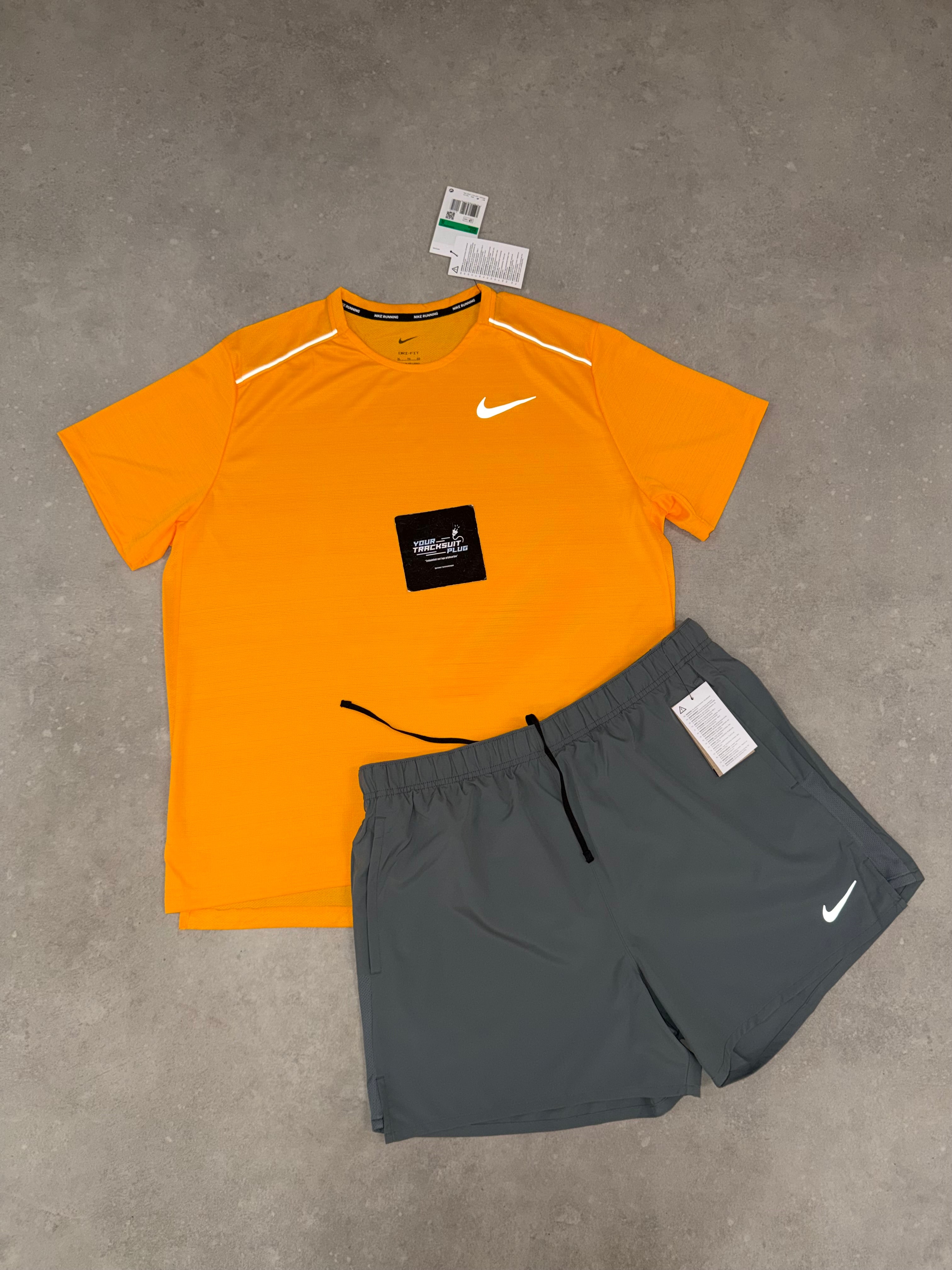 NIKE MILER ORANGE & GREY // SUMMER SET