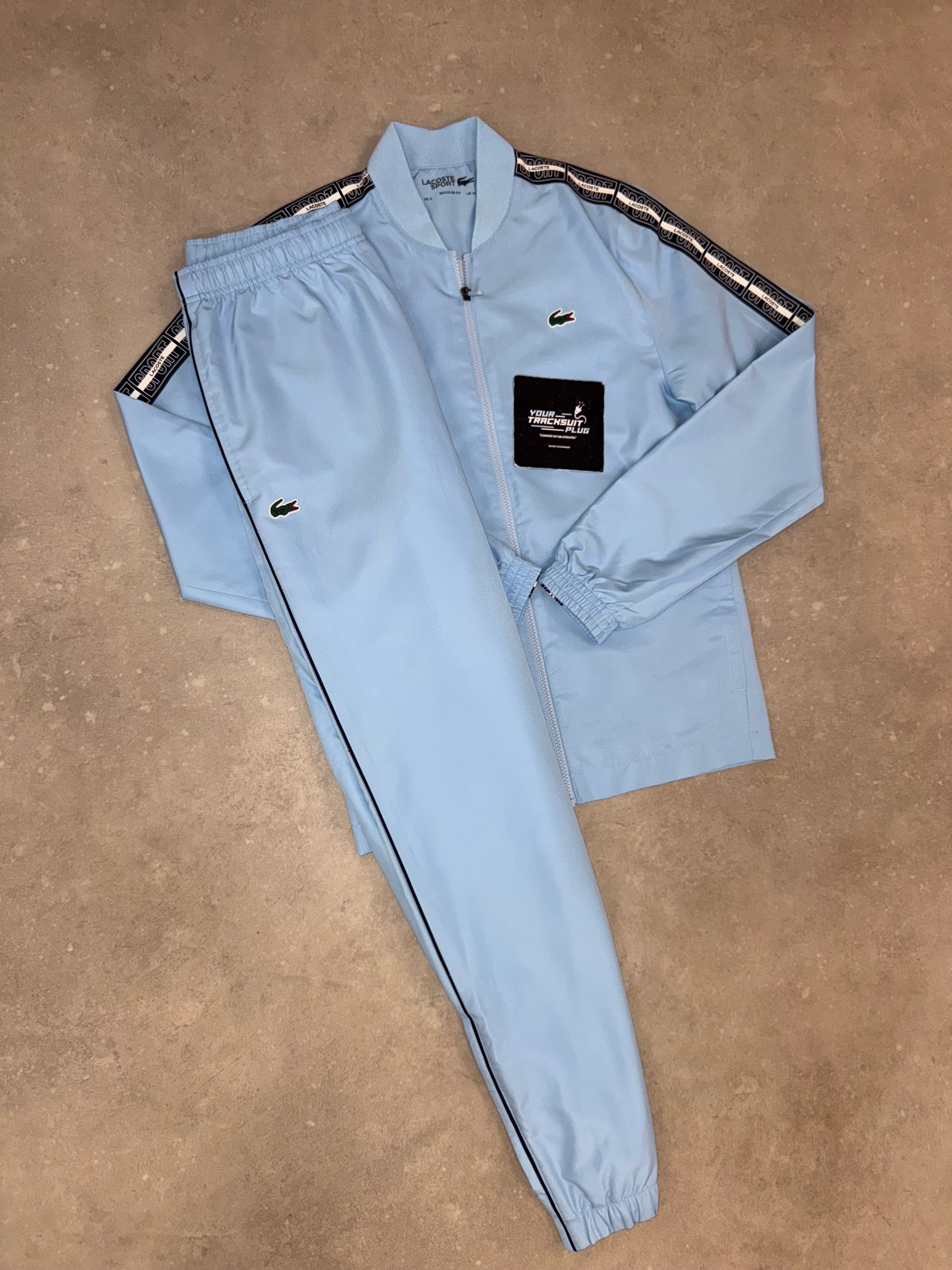 LACOSTE TRACKSUIT BABY BLUE // EXCLUSIVE EDITION