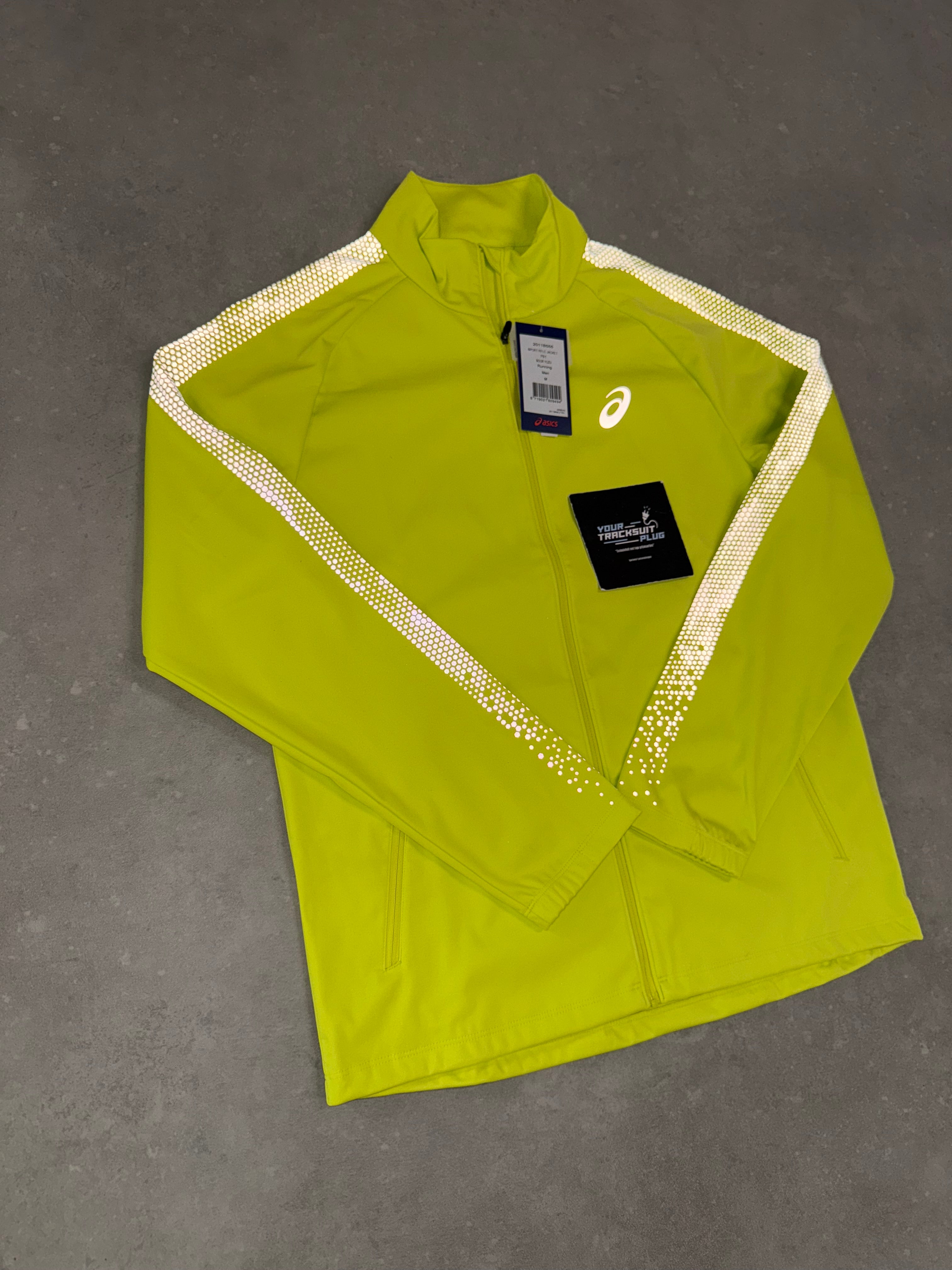 ASICS SOFT-SHELL YELLOW JACKET // VERY EXLUSIVE