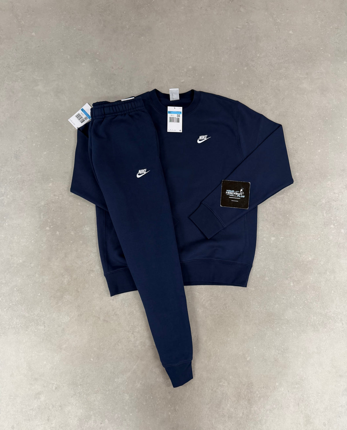 NIKE FLEECE NAVY BLUE SWEATER EDITION // TRACKSUIT