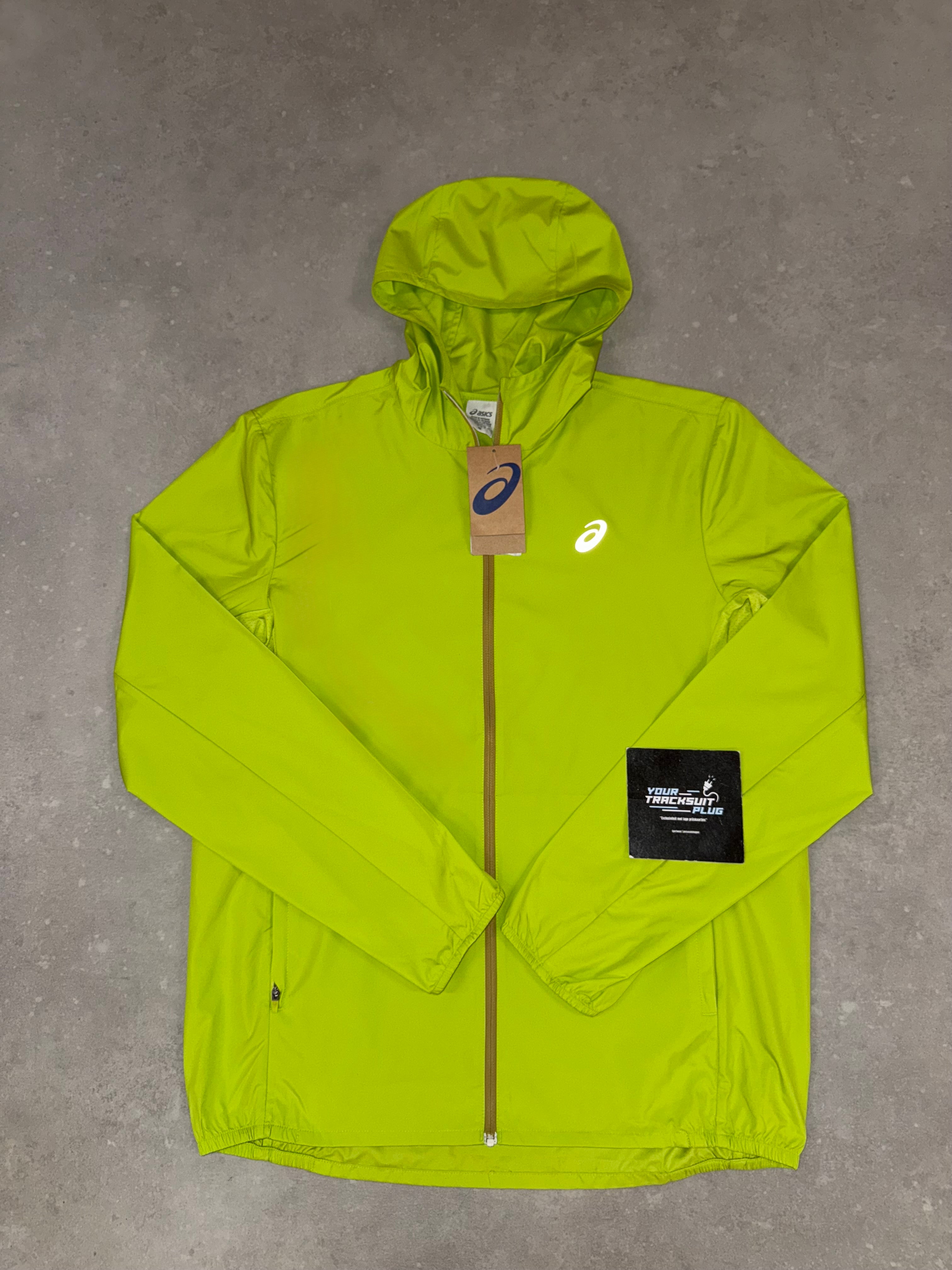 ASICS TRACKSUIT // LIME GREEN & GREY