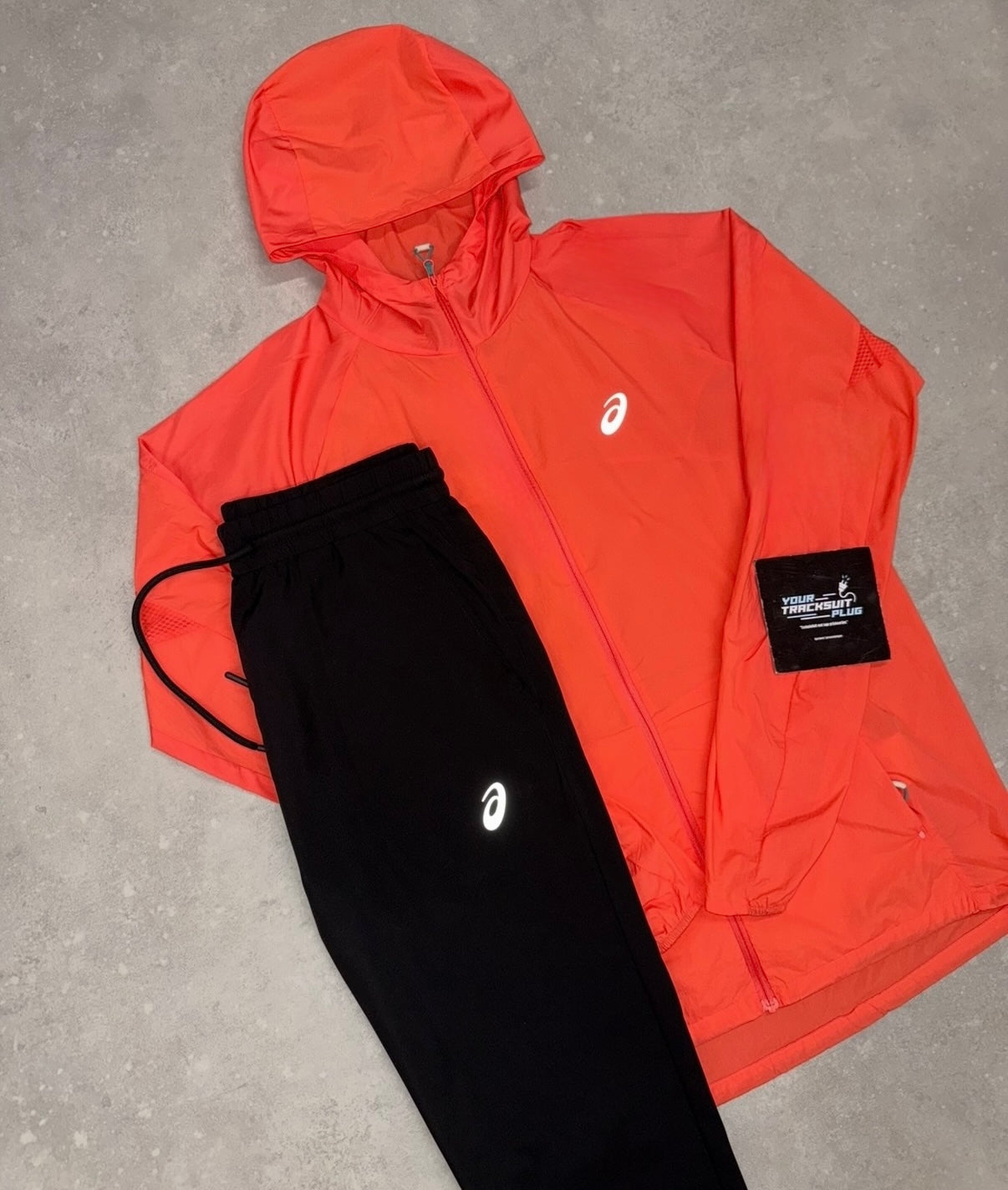 ASICS TRACKSUIT CORAL & BLACK // LIMITED EDITION