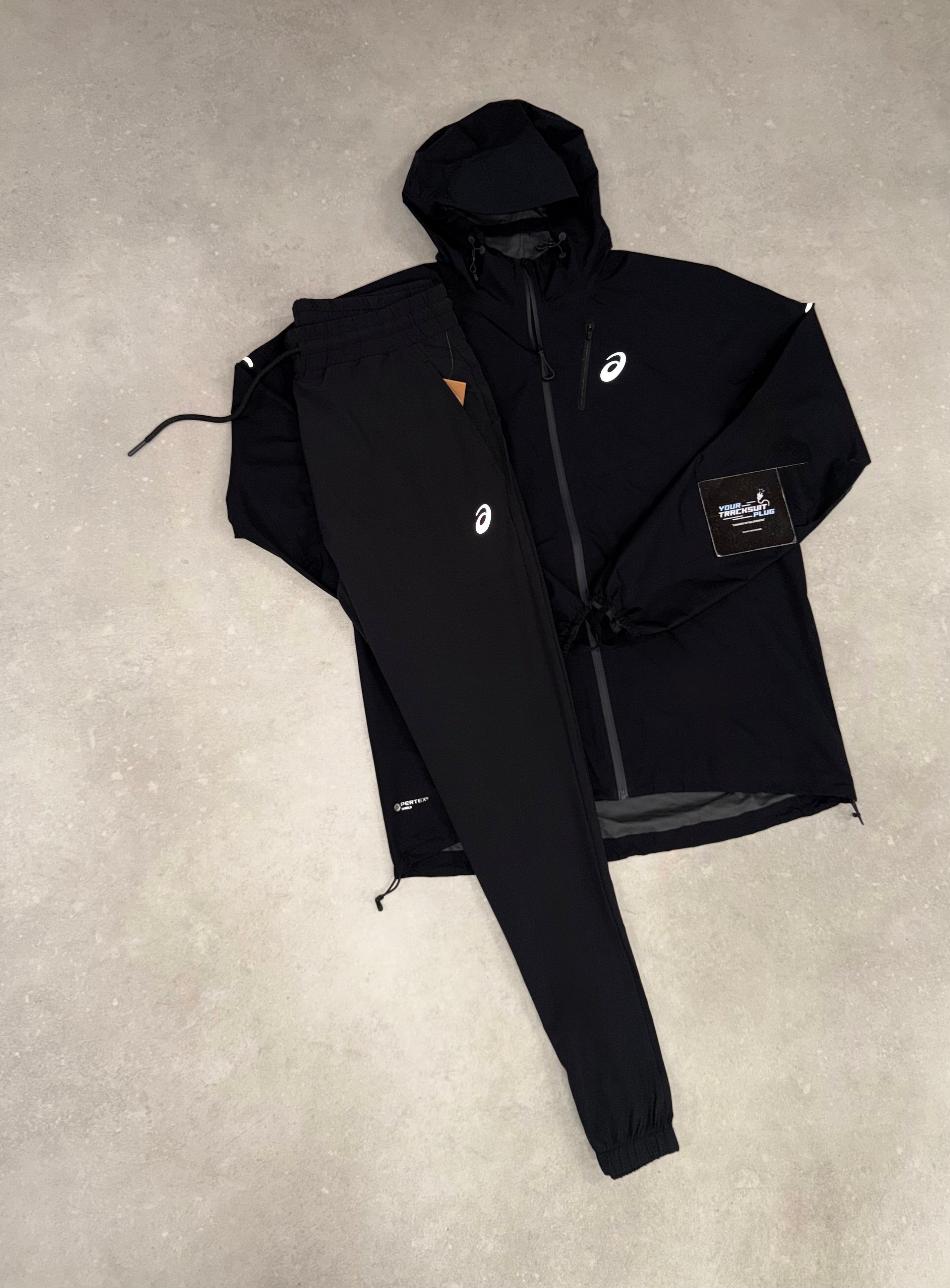ASICS SOFT-SHELL TRACKSUIT BLACK // LIMITED EDITION