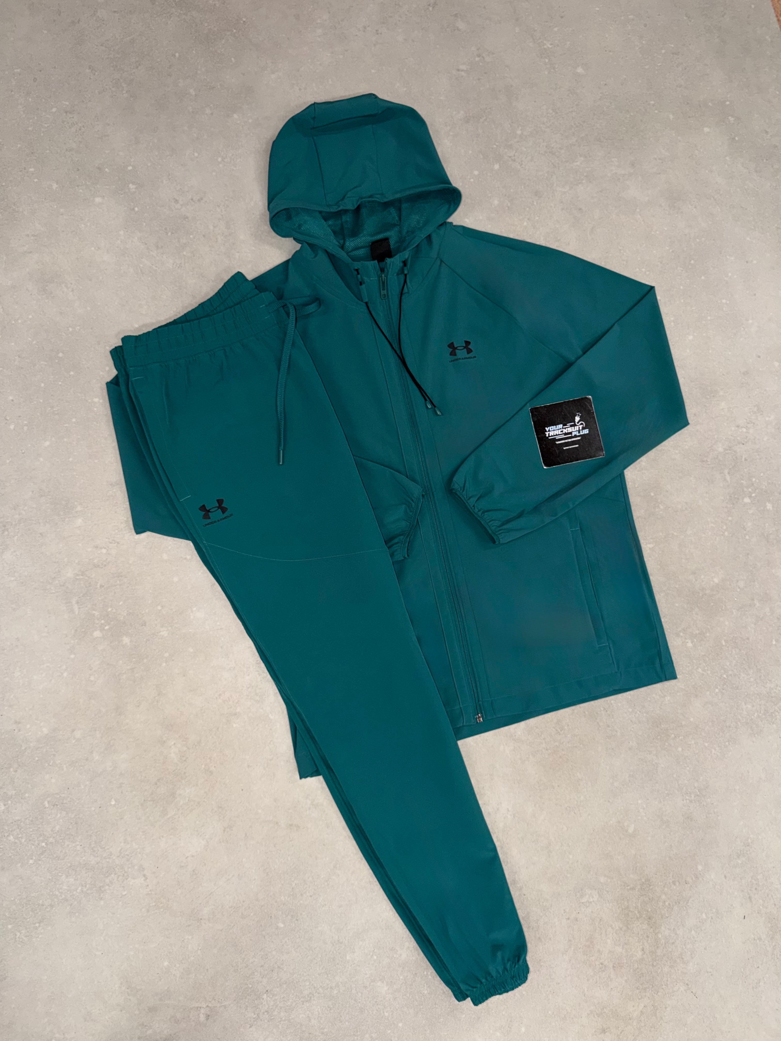 UNDER ARMOUR TRACKSUIT GREEN // THE LATEST