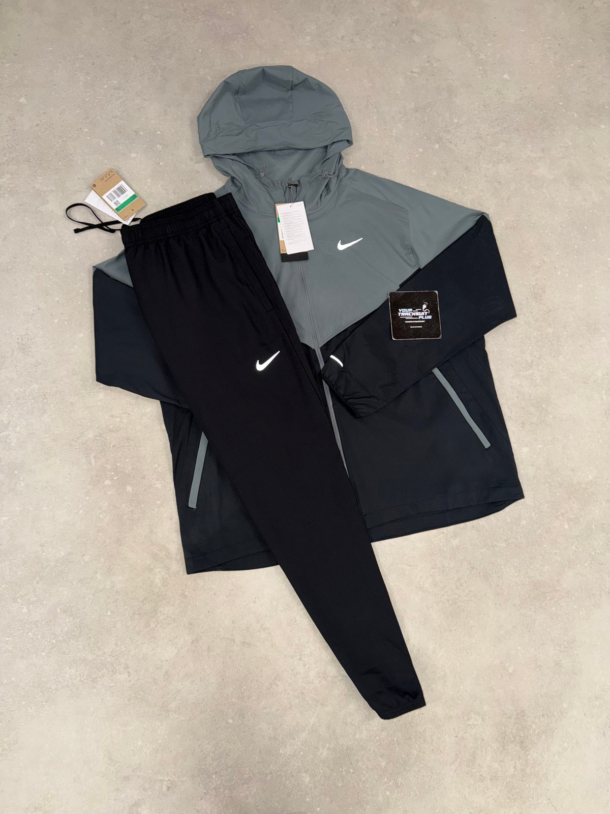 NIKE MILER TRACKSUIT GREY & BLACK // THE LATEST