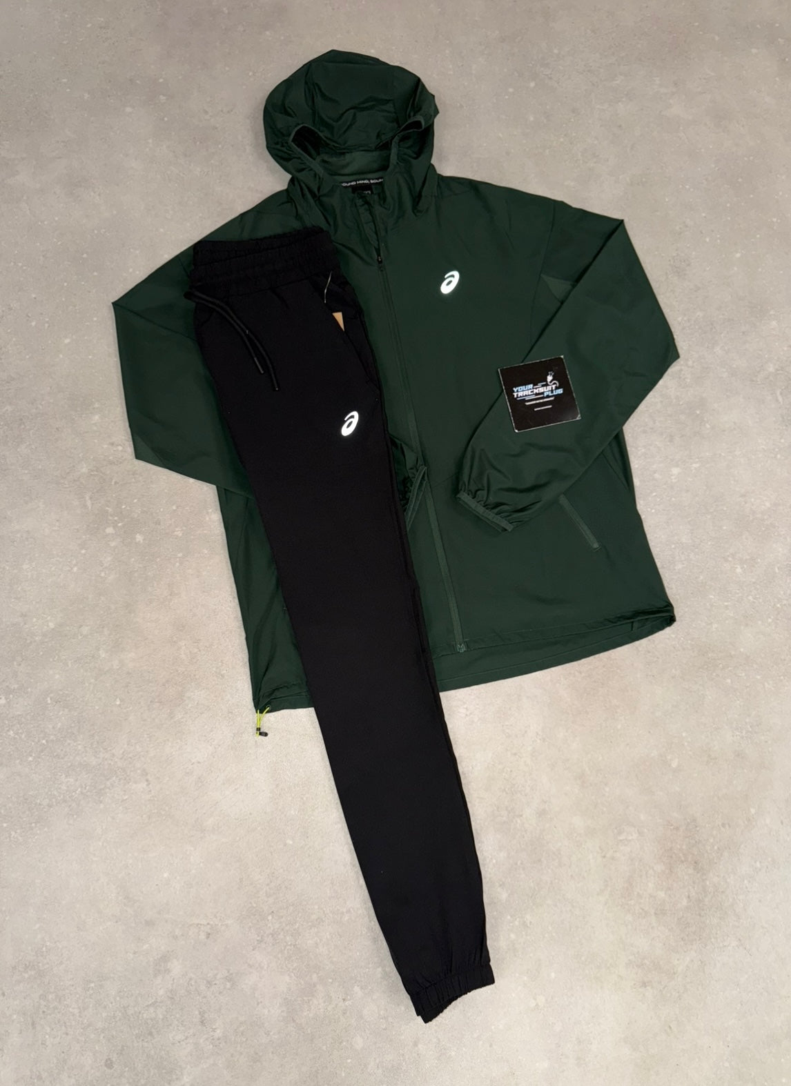 ASICS TRACKSUIT GREEN // VERY EXCLUSIVE