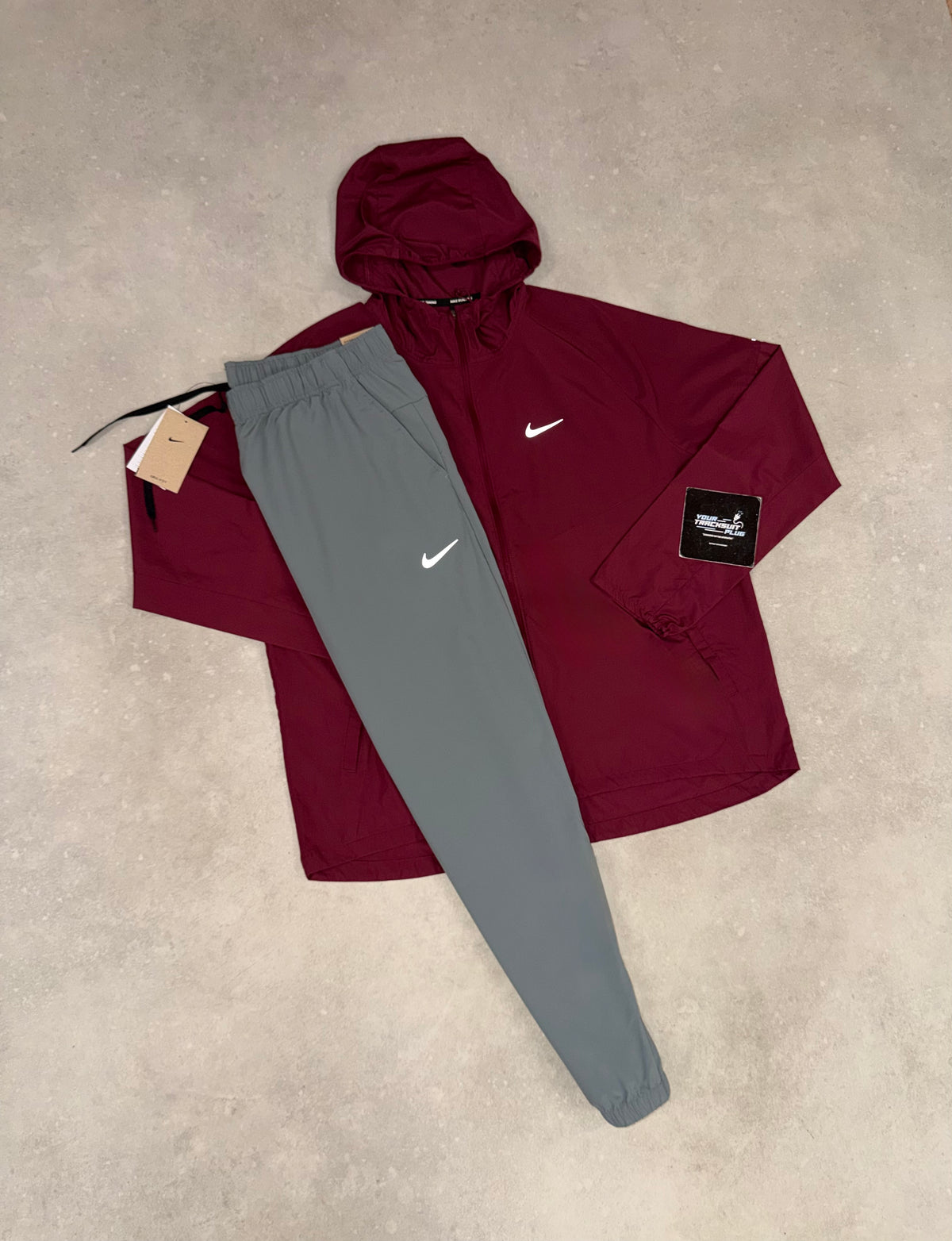 NIKE BORDEAUX & GREY TRACKSUIT // EXCLUSIVE EDITION
