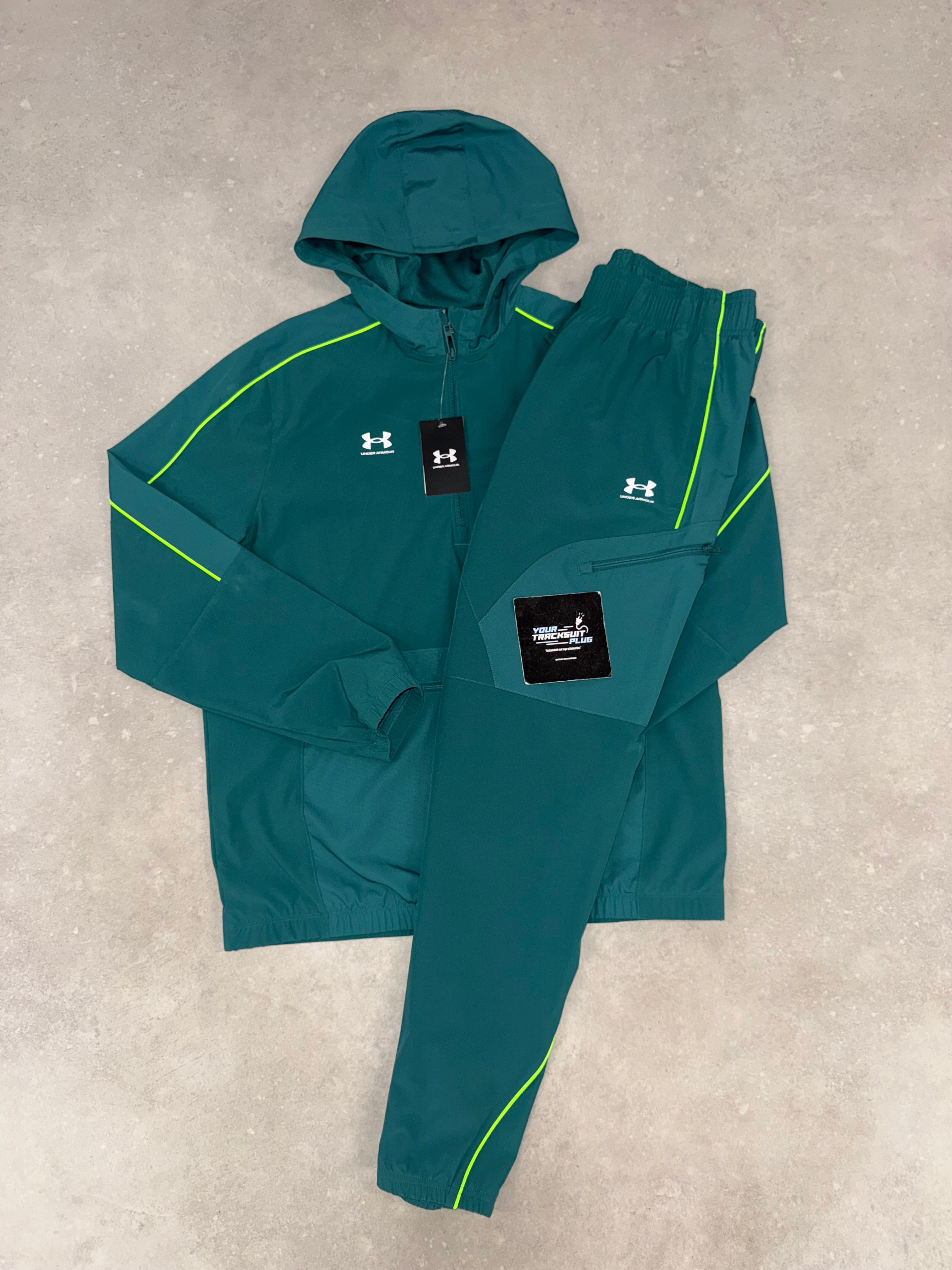 UNDER ARMOUR TRACKSUIT GREEN // THE LATEST