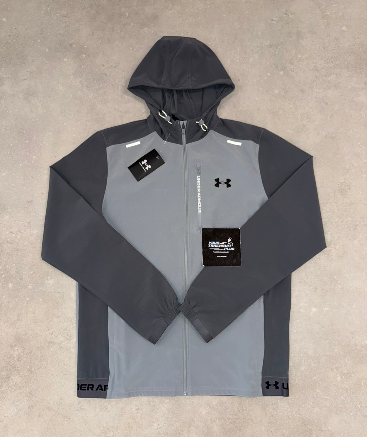 UNDER ARMOUR TRACKSUIT GREY // THE LATEST
