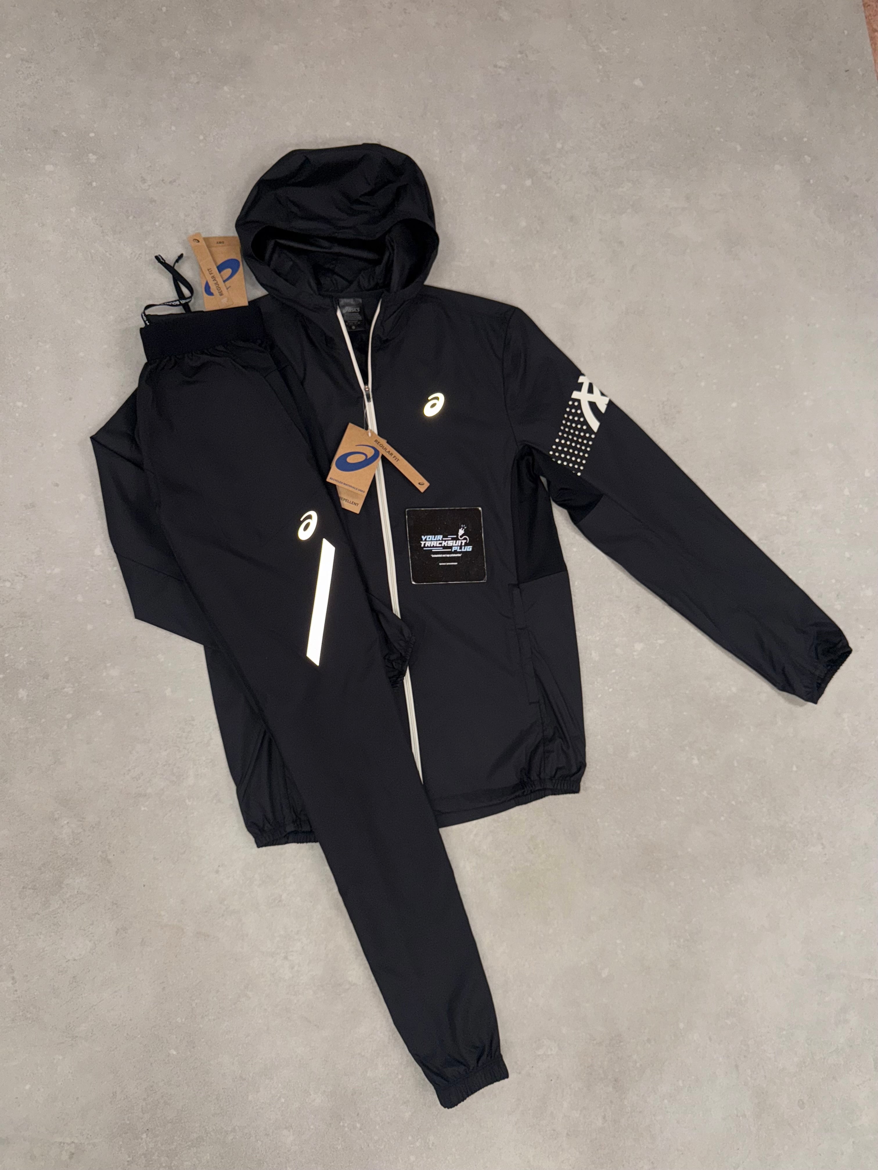 ASICS LITE SHOW TRACKSUIT BLACK