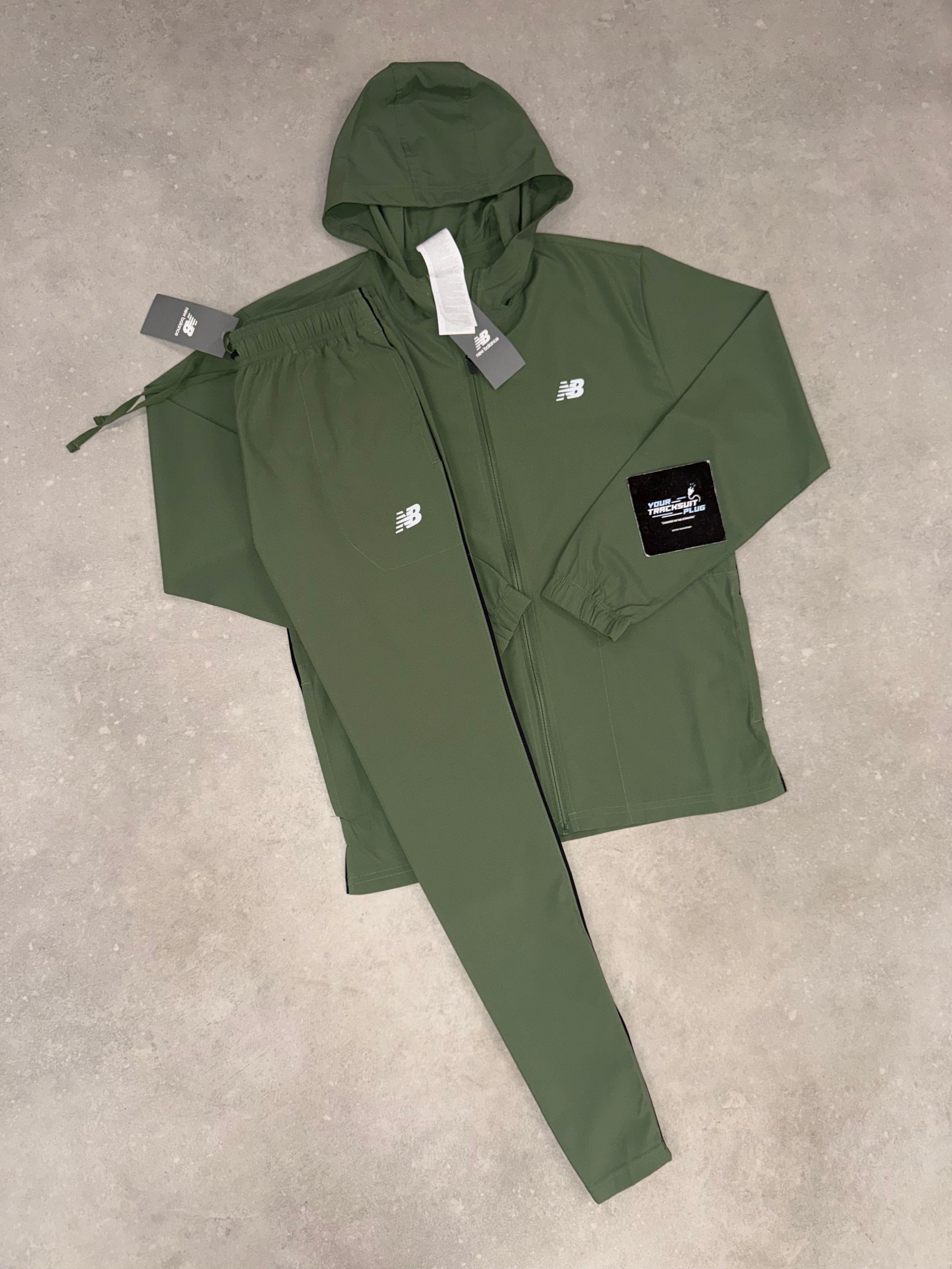 NEW BALANCE TRACKSUIT GREEN