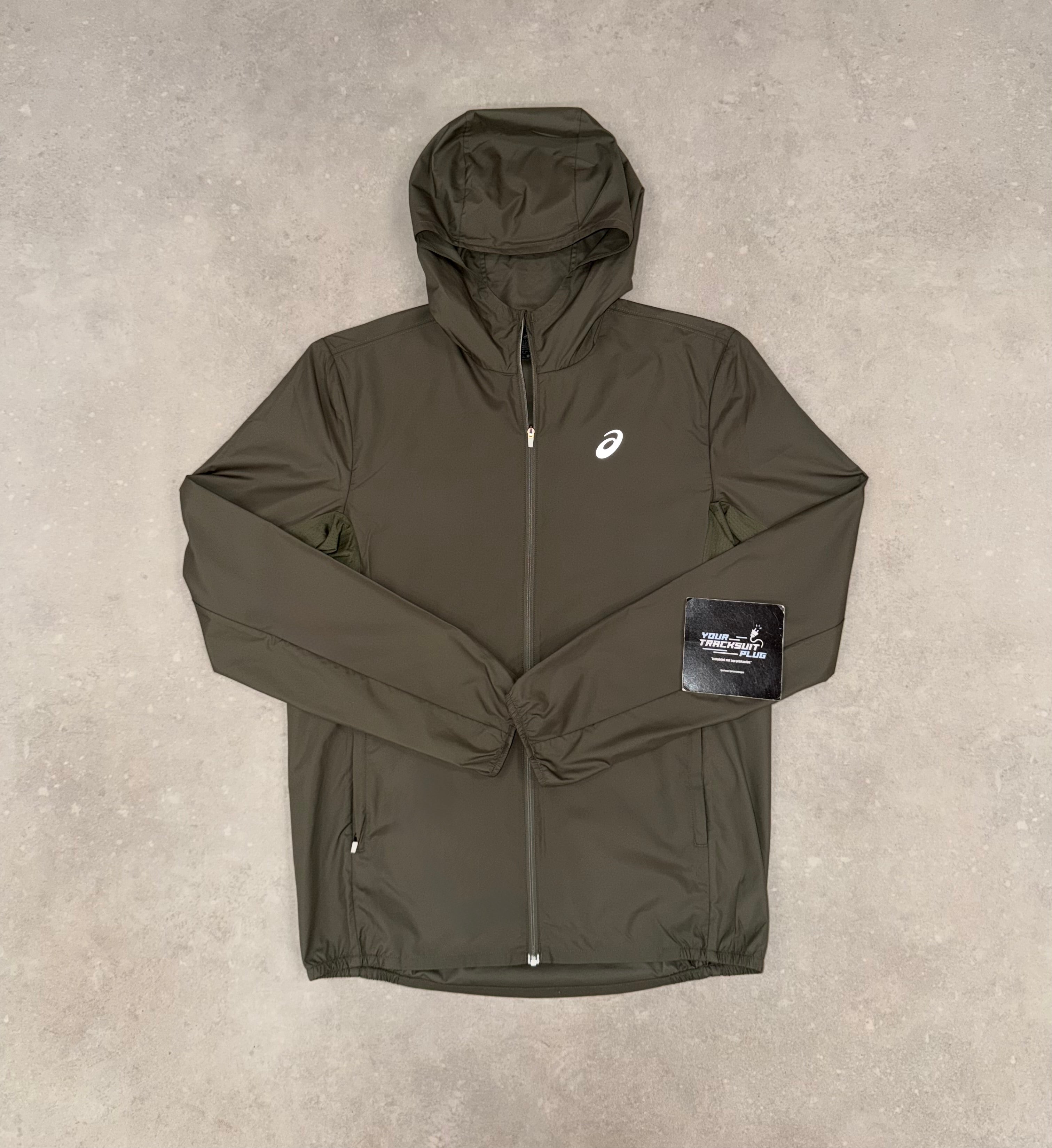 ASICS KAKI GREEN & BLACK TRACKSUIT // THE LATEST