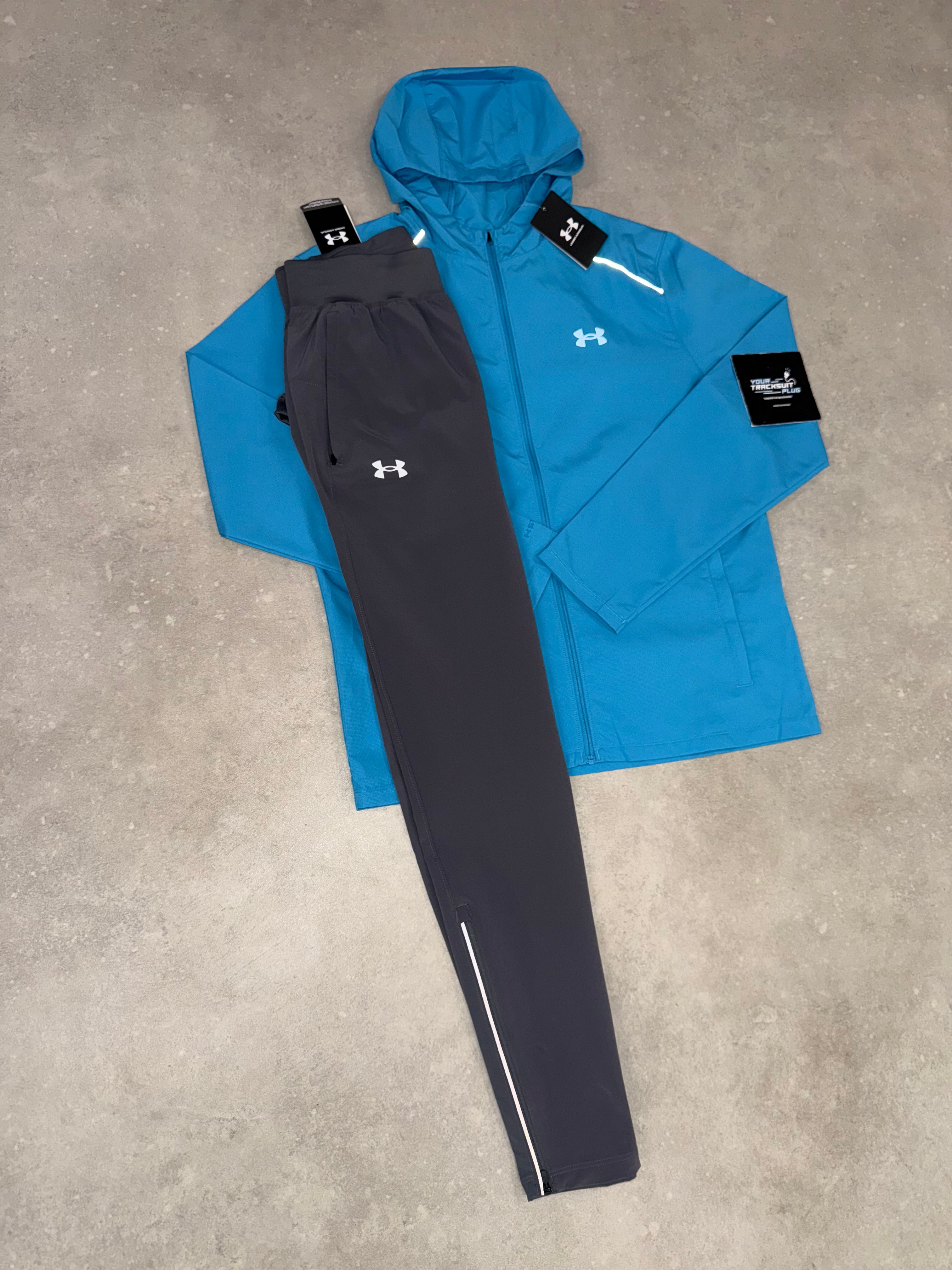 UNDER ARMOUR TRACKSUIT BLUE & GREY // LIMITED EDITION
