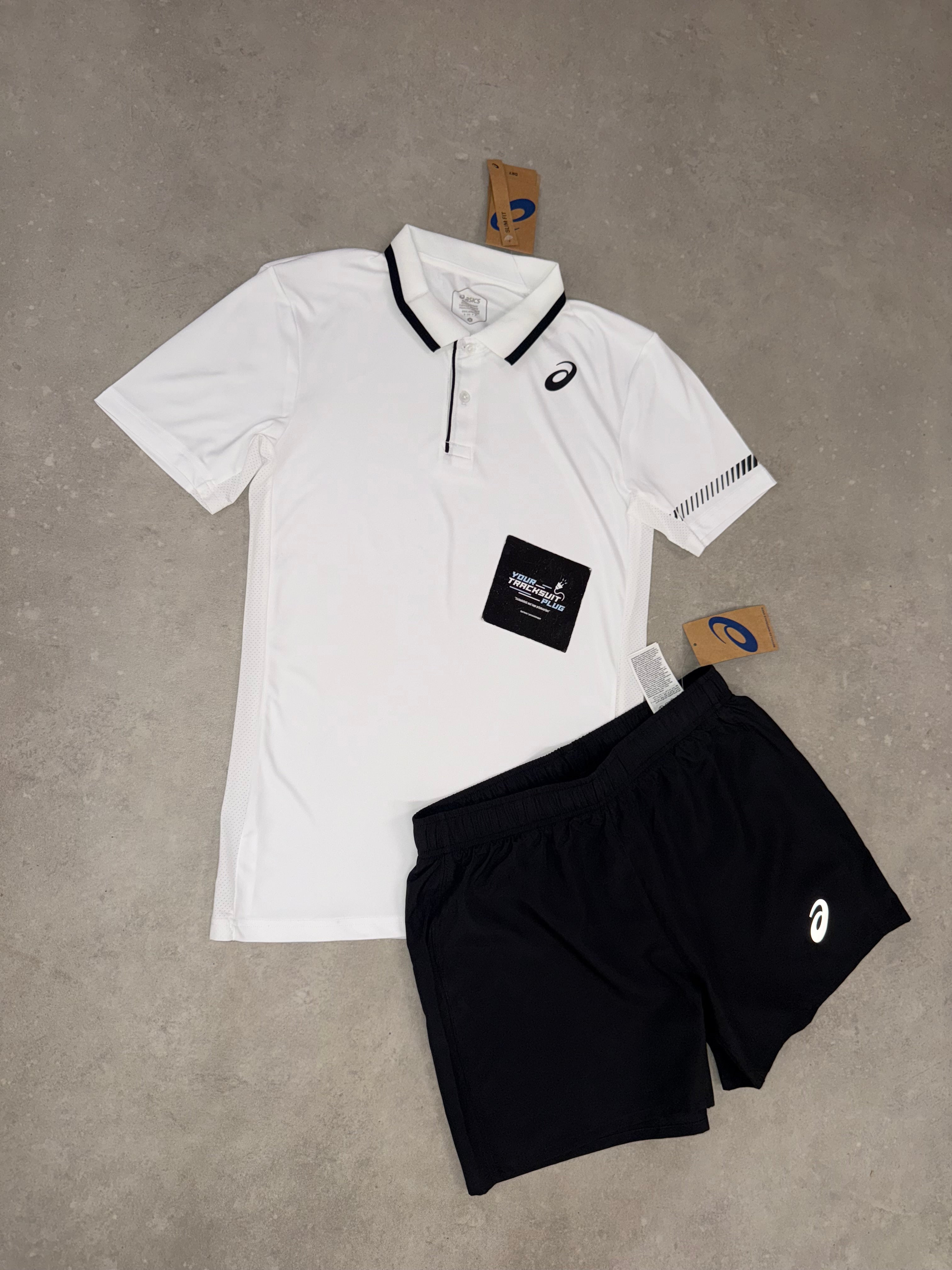 ASICS POLO SET BLACK & WHITE // EXCLUSIVE EDITION