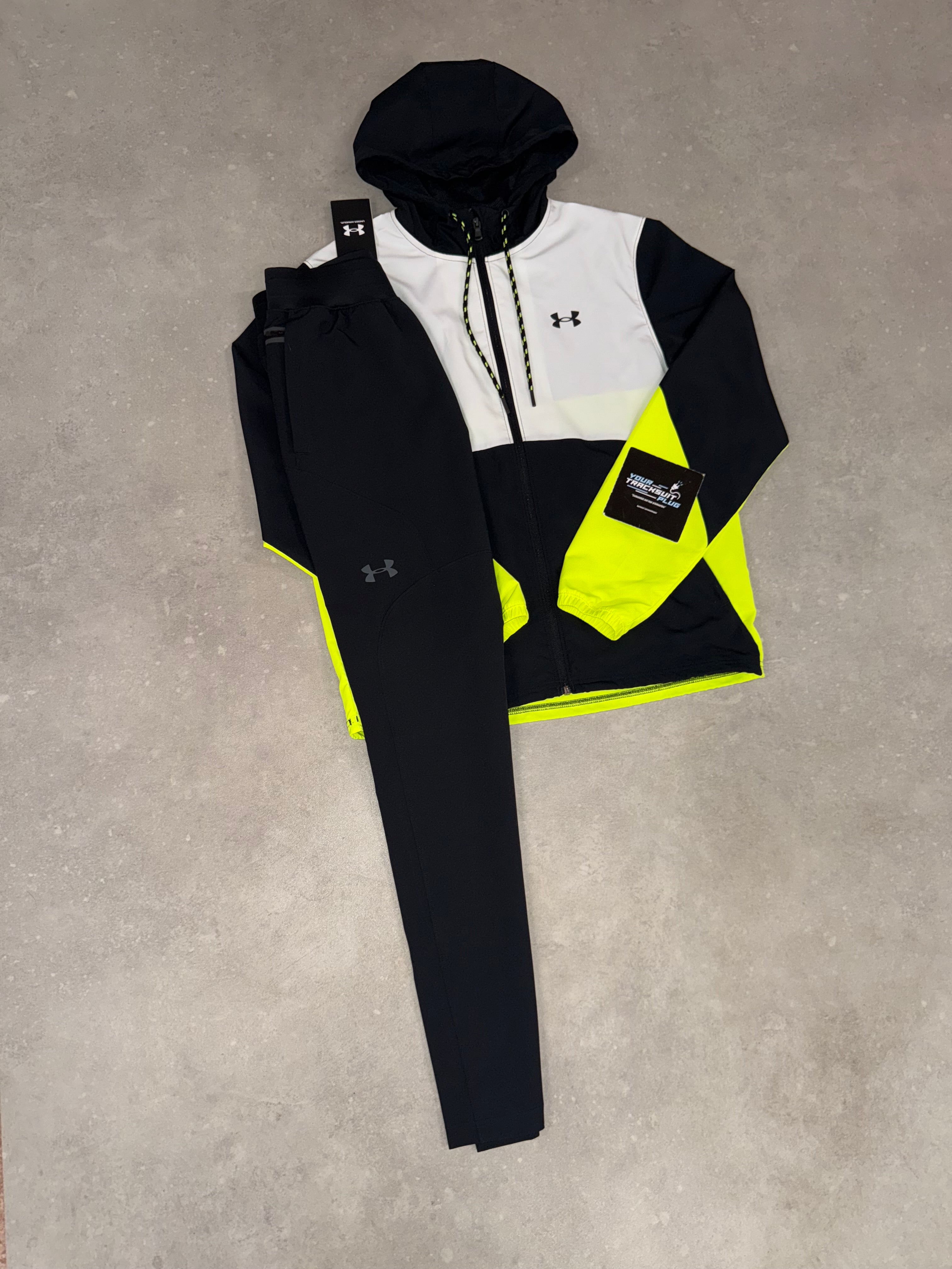 UNDER ARMOUR TRACKSUIT BLACK & YELLOW // LIMITED EDITION