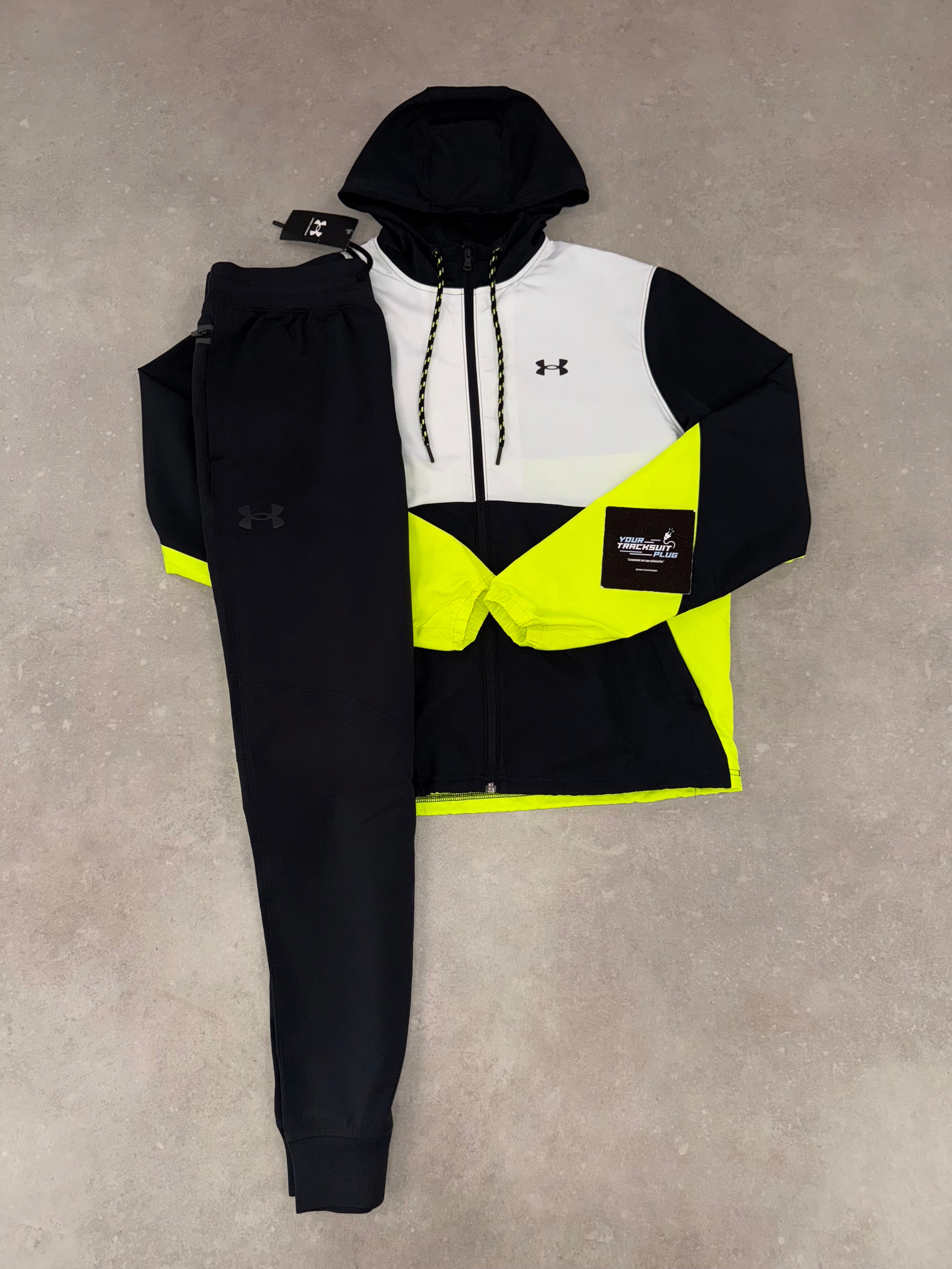 UNDER ARMOUR TRACKSUIT BLACK & YELLOW // LIMITED EDITION