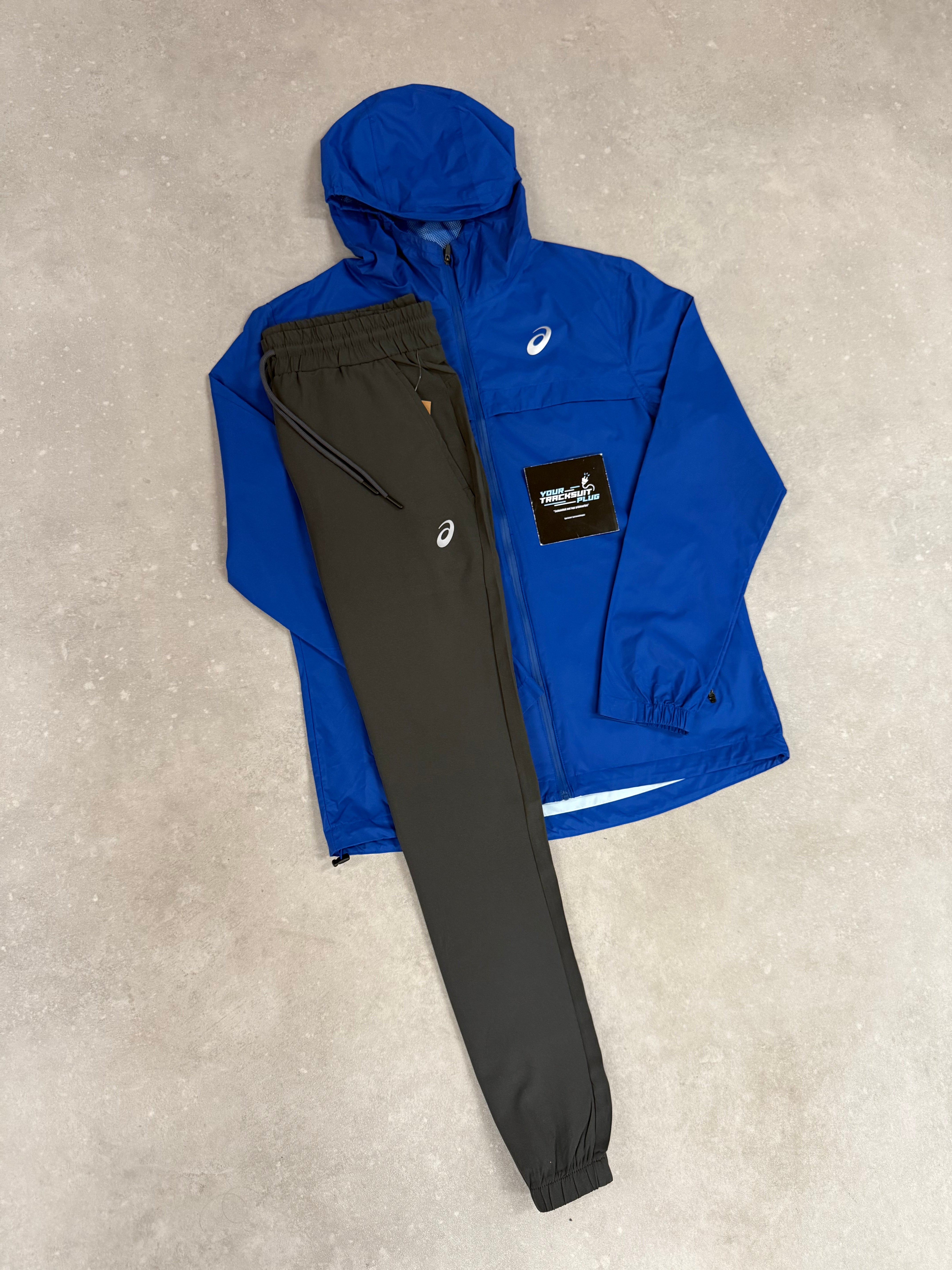 ASICS TRACKSUIT BLUE & GREY // VERY EXCLUSIVE