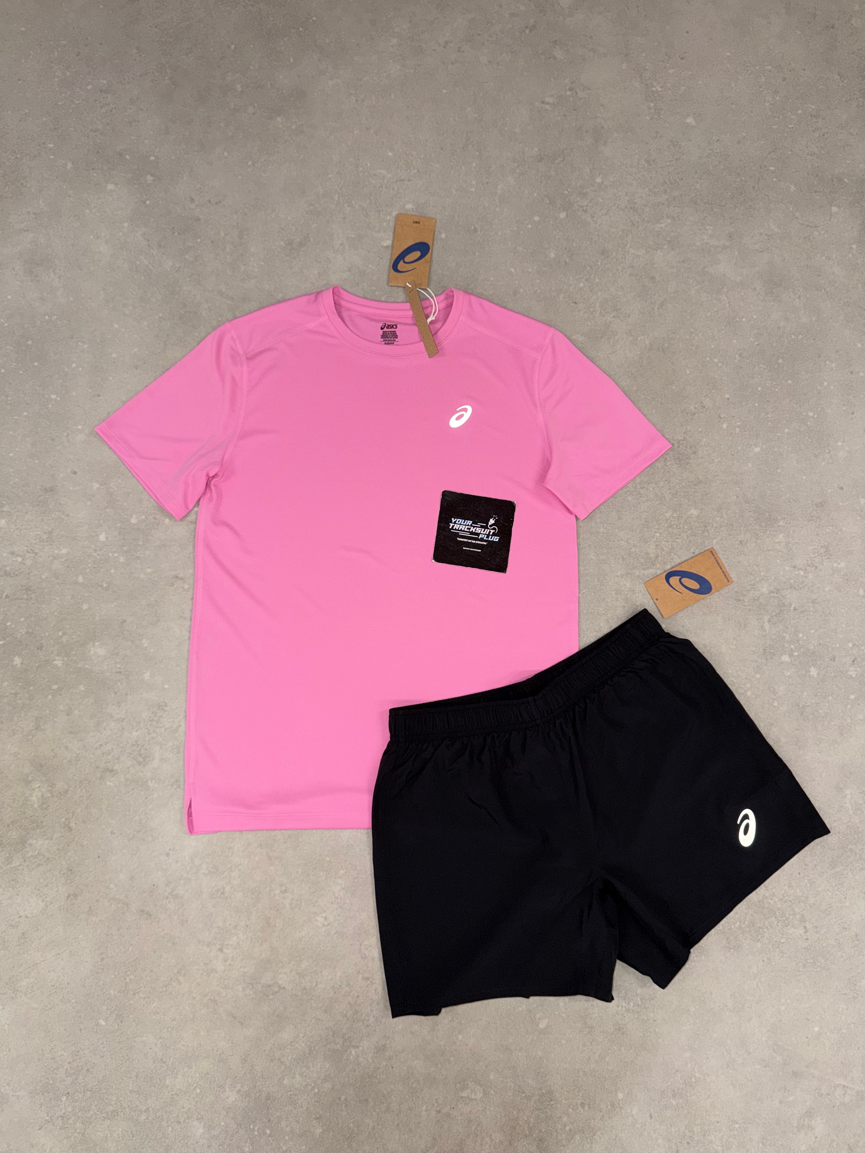 ASICS PINK & BLACK SUMMER SET