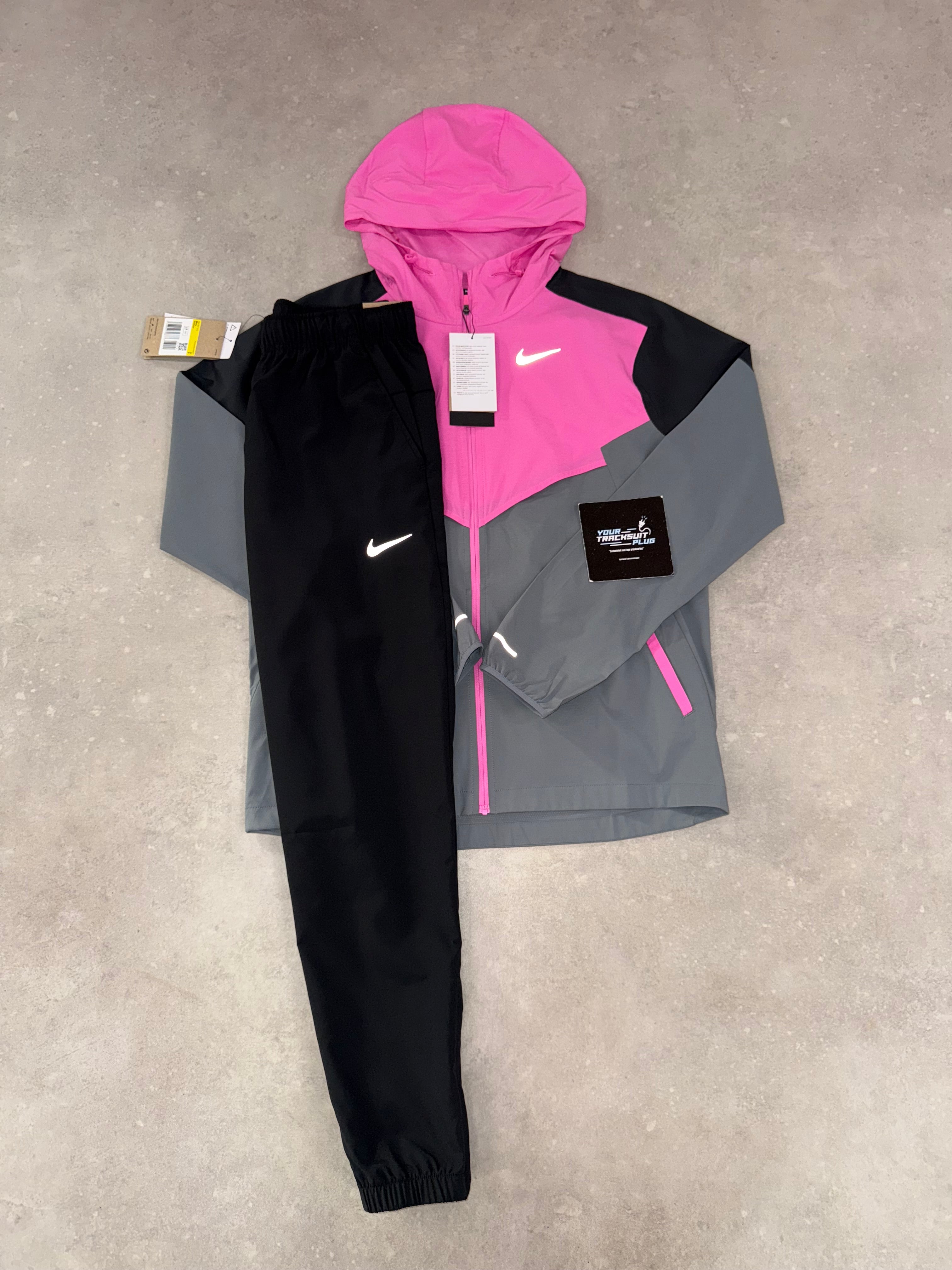 NIKE MILER TRACKSUIT // PINK & BLACK