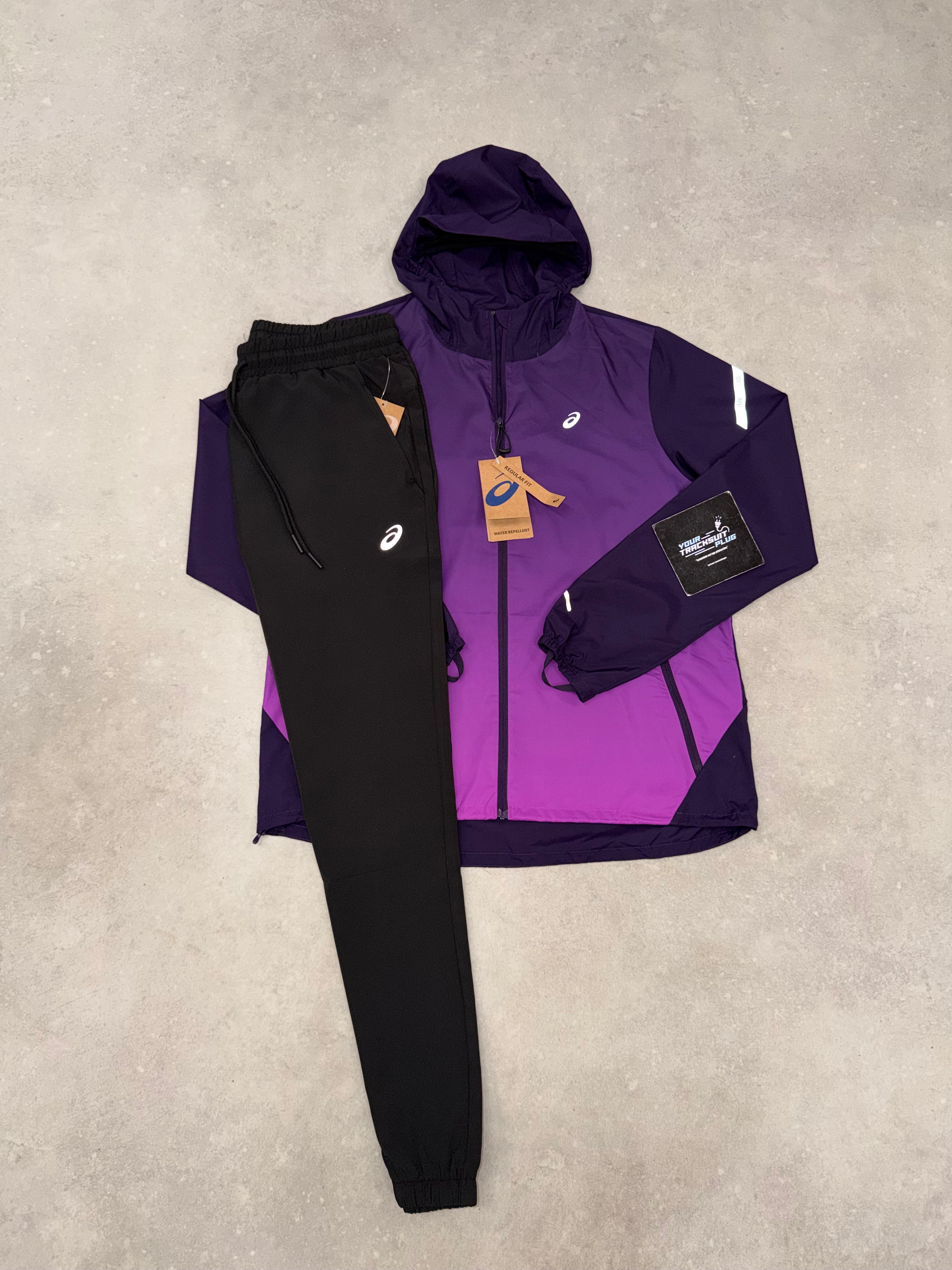 ASICS LITE SHOW TRACKSUIT PURPLE // VERY VERY EXCLUSIVE