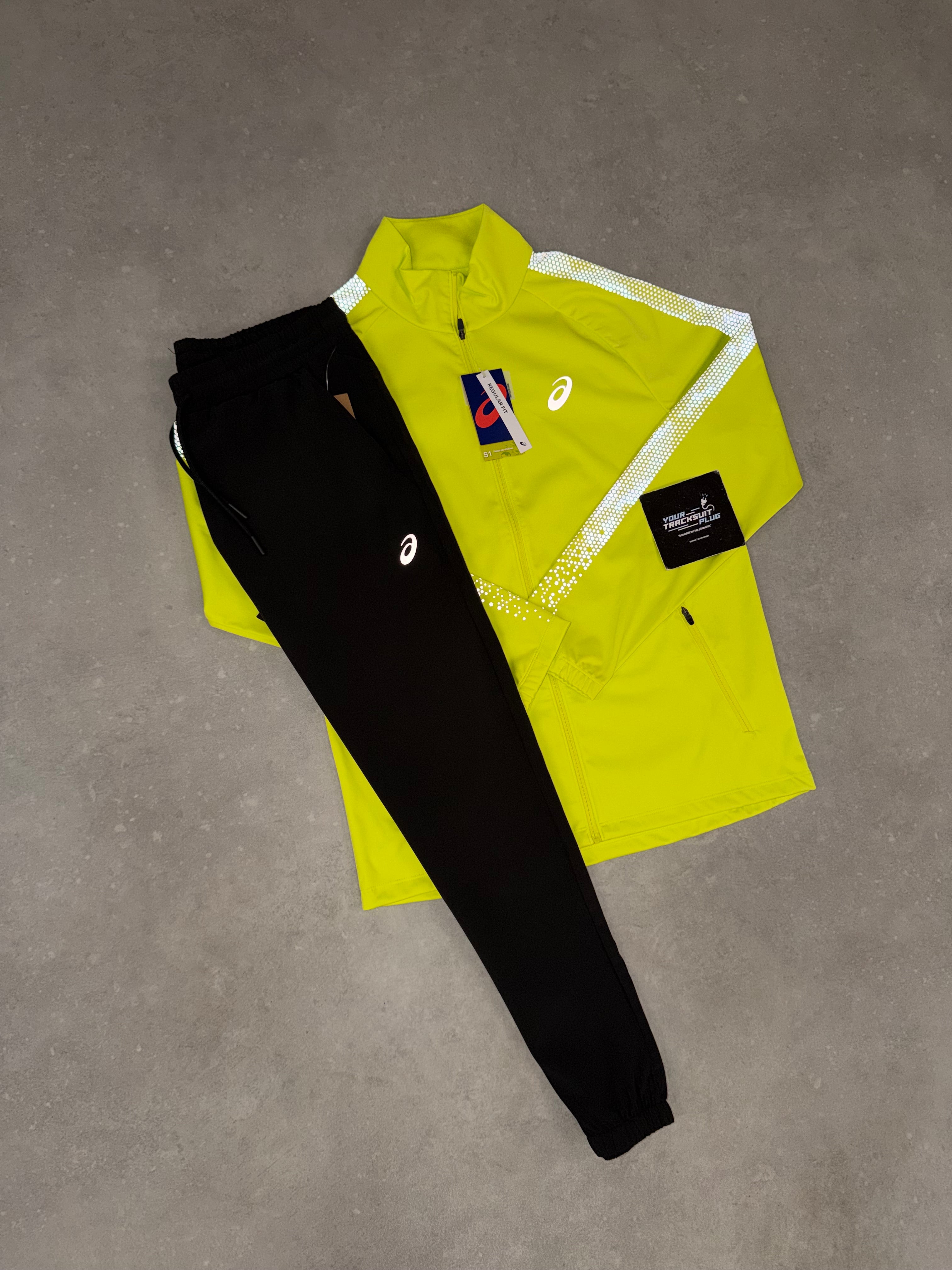 ASICS SOFT-SHELL LITE AHOW YELLOW TRACKSUIT // VERY EXCLUSIVE