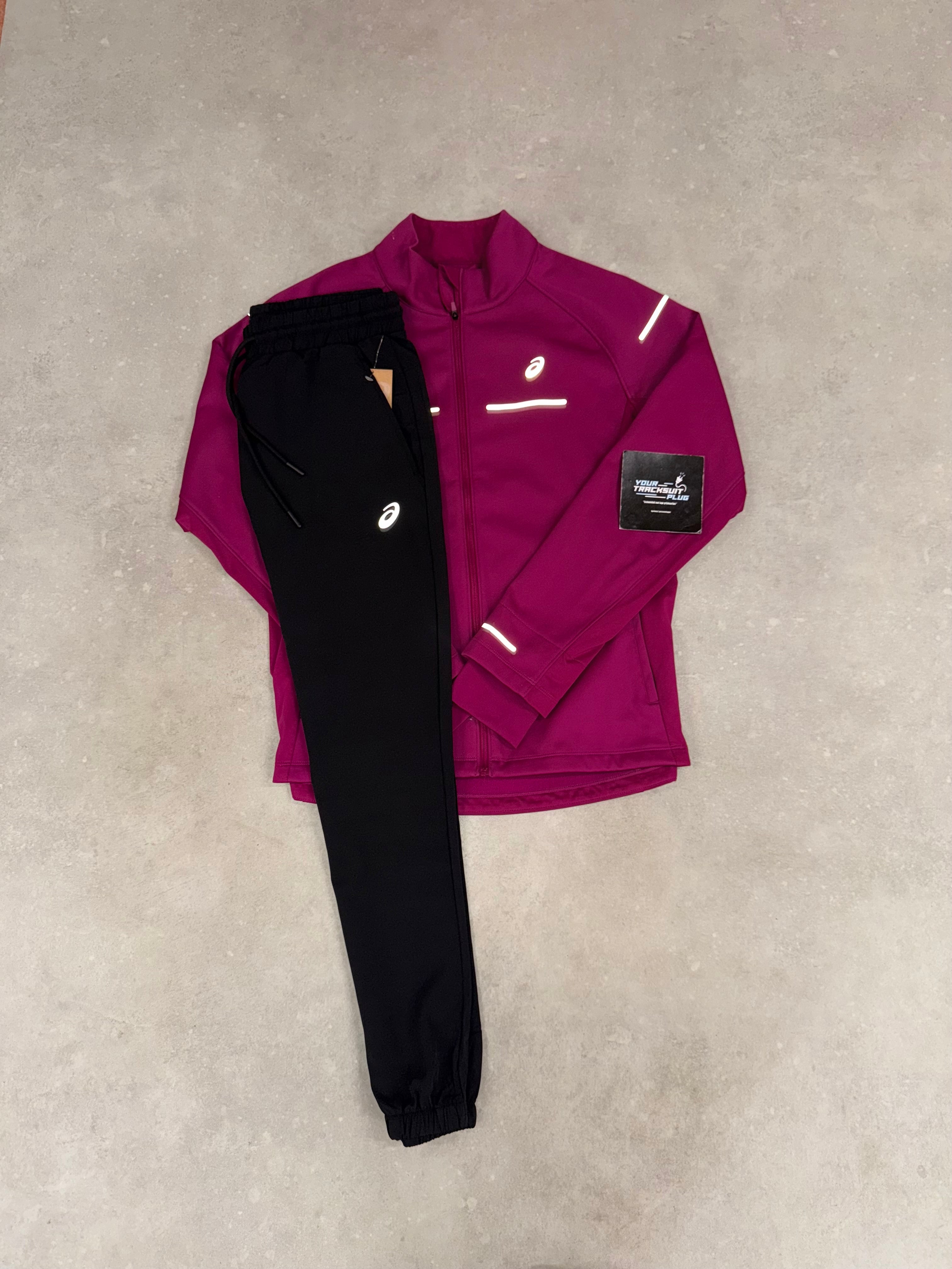 ASICS TRACKSUIT FLEECE PURPLE// VERY VERY EXCLUSIVE