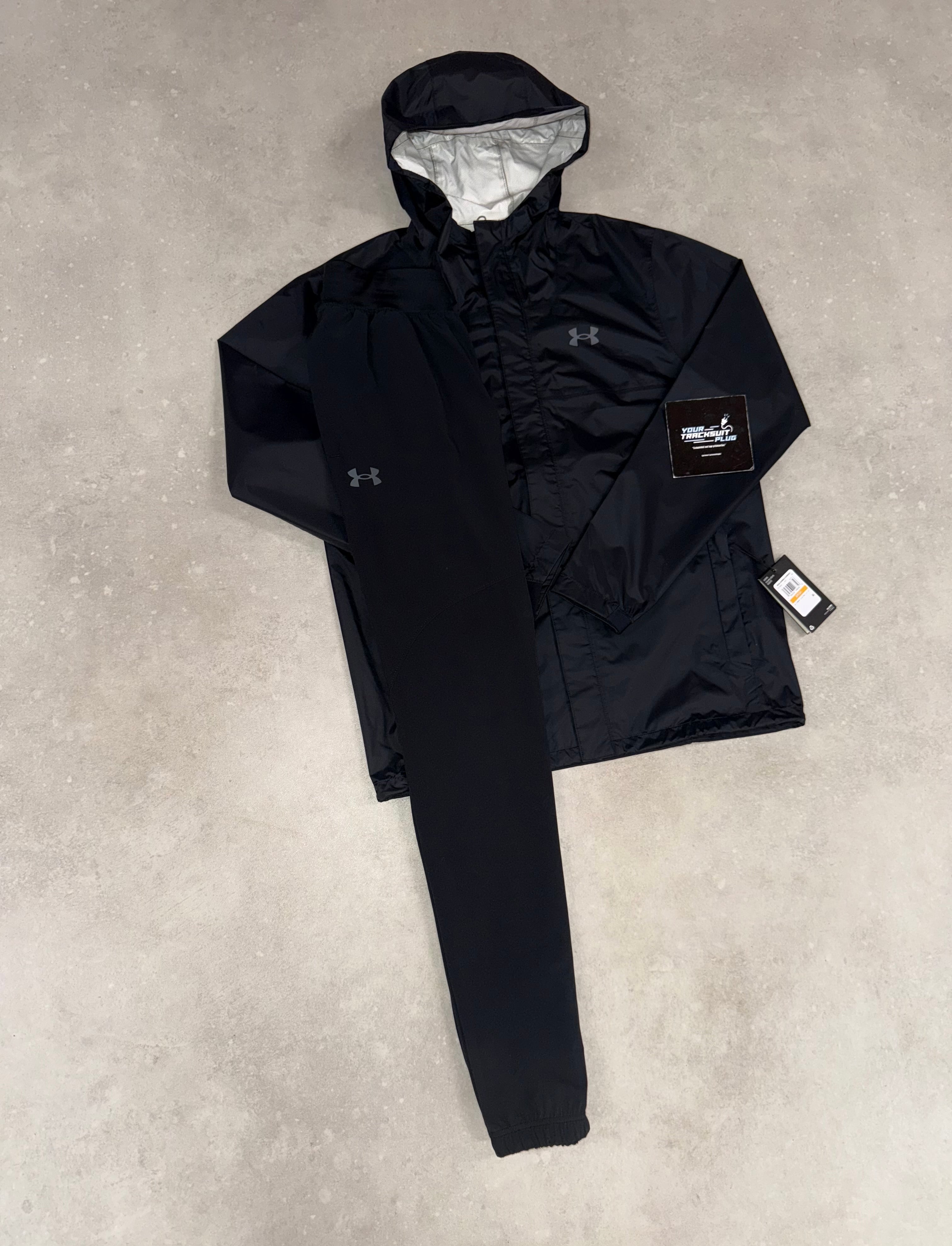 UNDER ARMOUR TRACKSUIT // BLACK ON BLACK