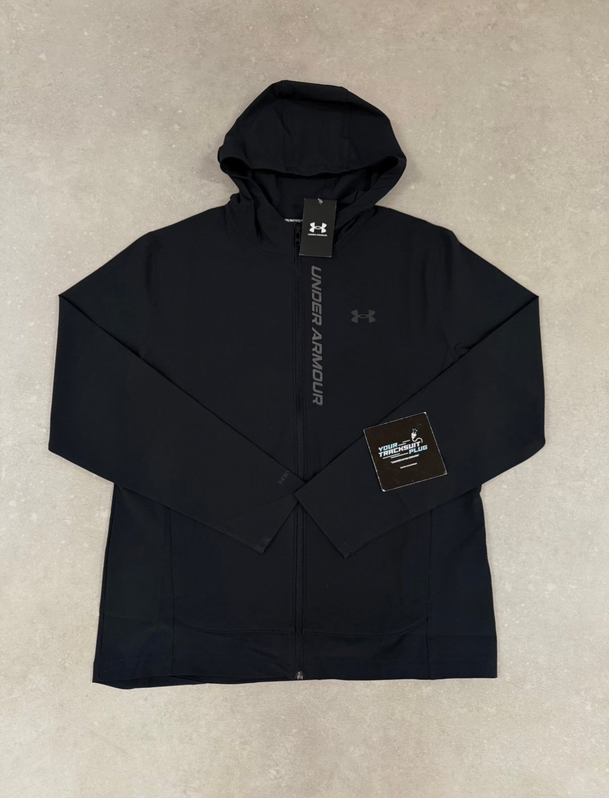 UNDER ARMOUR TRACKSUIT BLACK ON BLACK